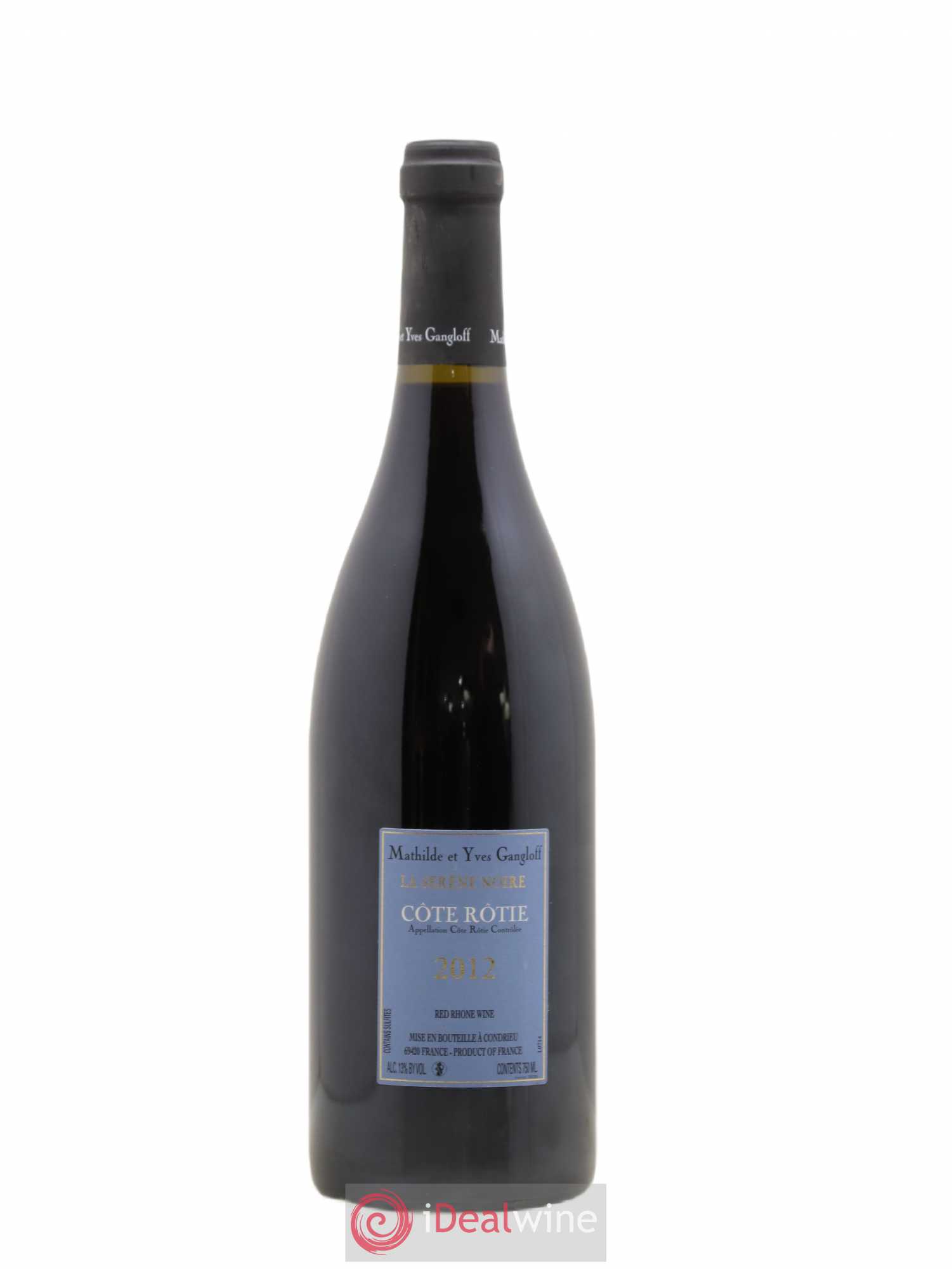 Côte-Rôtie La Sereine Noire Gangloff (Domaine) 2012 - Lot de 1 bouteille - 1