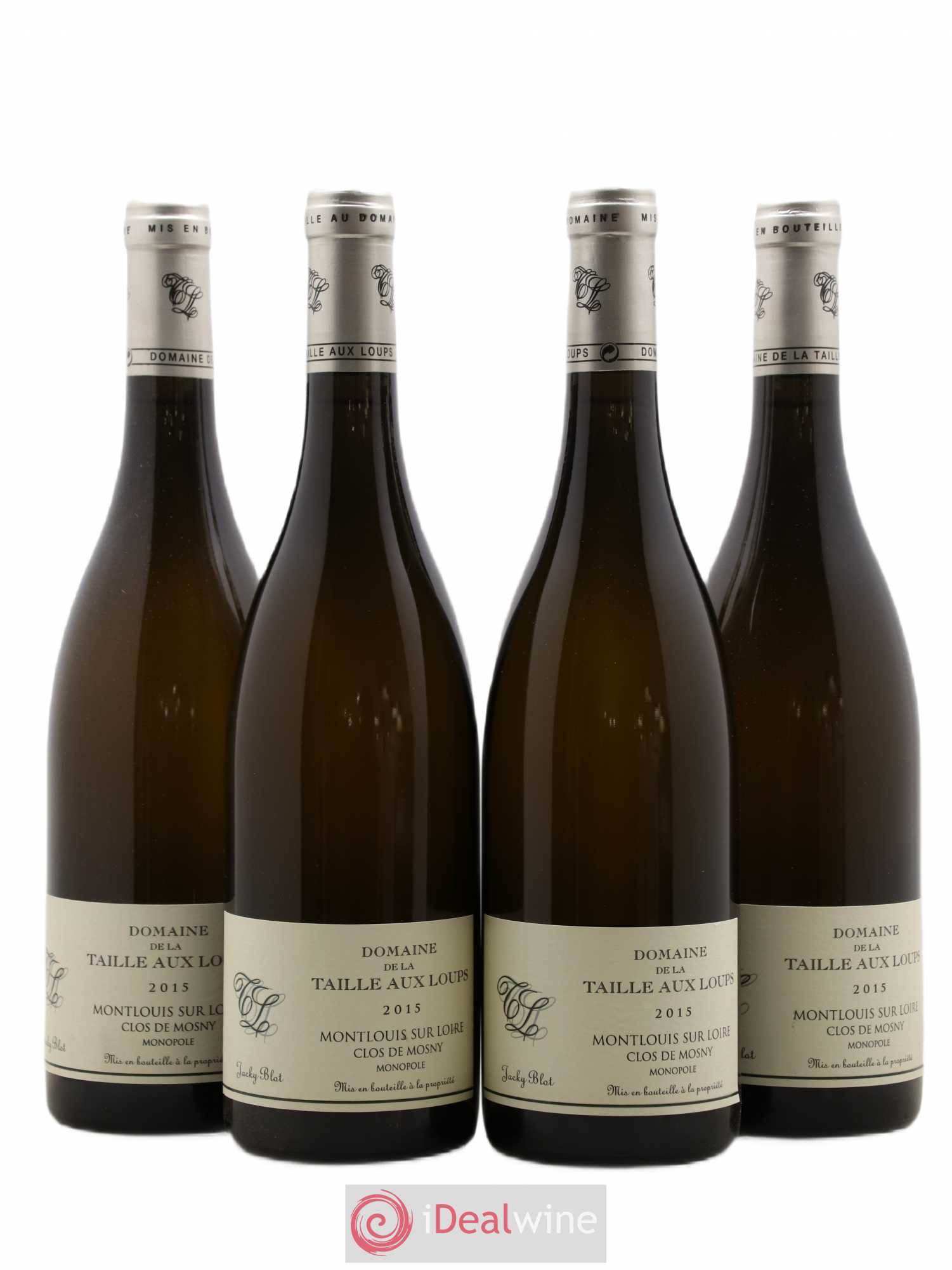Montlouis-sur-Loire Clos de Mosny La Taille aux Loups - Jacky Blot 2015 - Lot de 4 bouteilles - 0