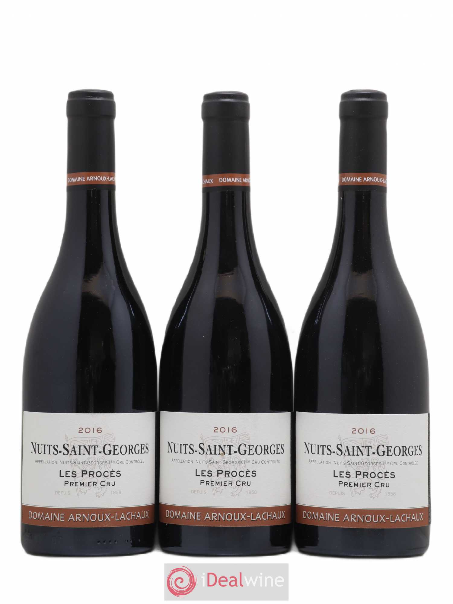 Nuits-Saint-Georges 1er Cru Les Procès Arnoux-Lachaux (Domaine) 2016 - Lot de 3 bouteilles - 0