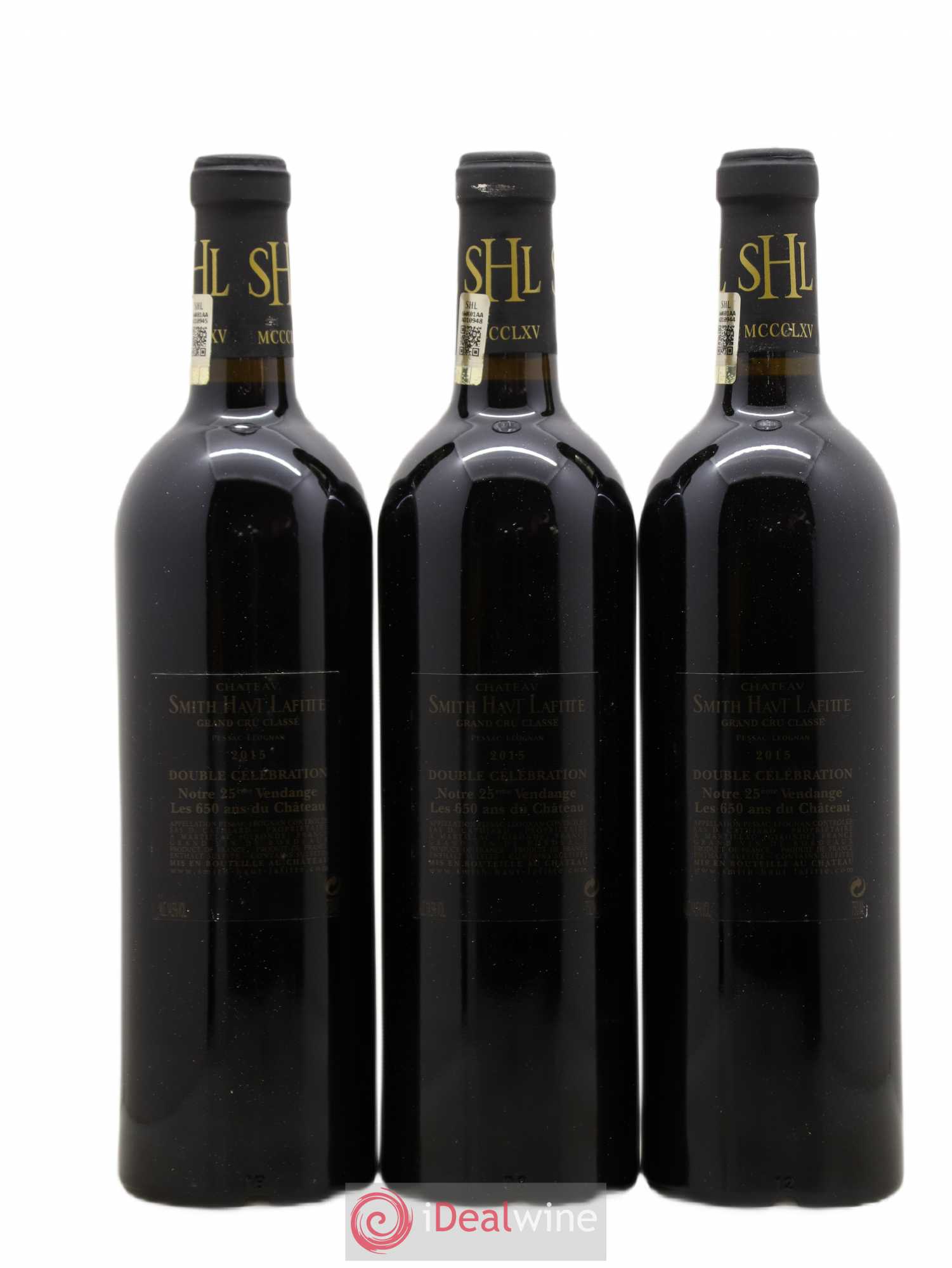 Château Smith Haut Lafitte Cru Classé de Graves 2015 - Lot de 3 bouteilles - 1