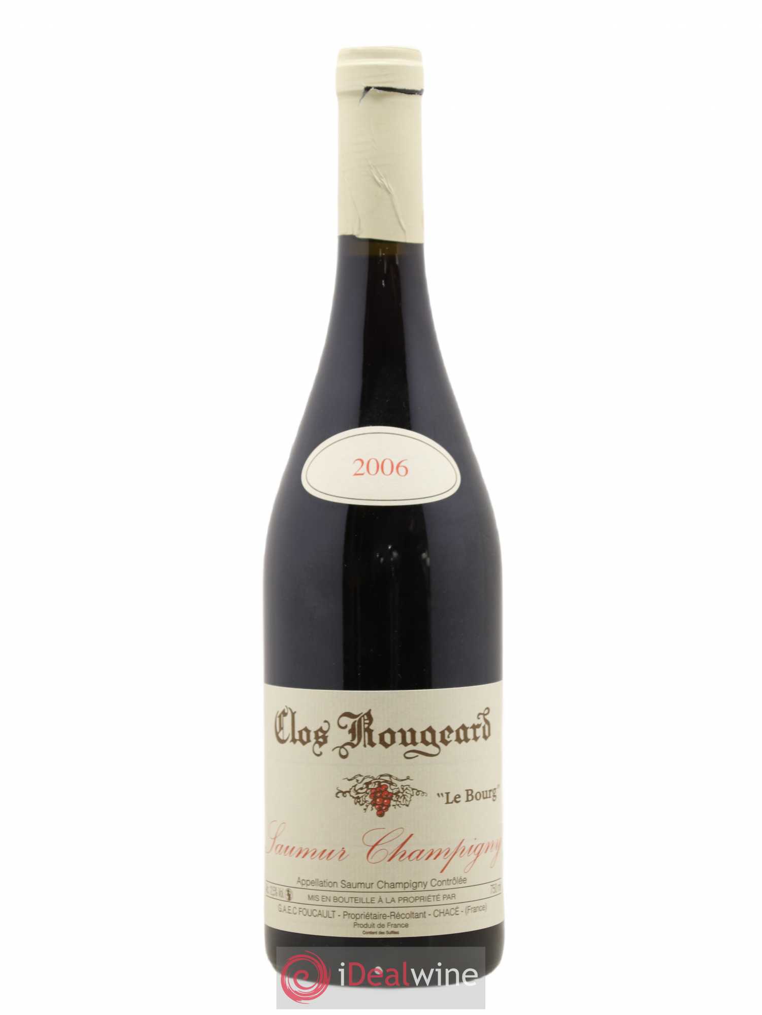 Saumur-Champigny Le Bourg Clos Rougeard 2006 - Lot de 1 bouteille - 0