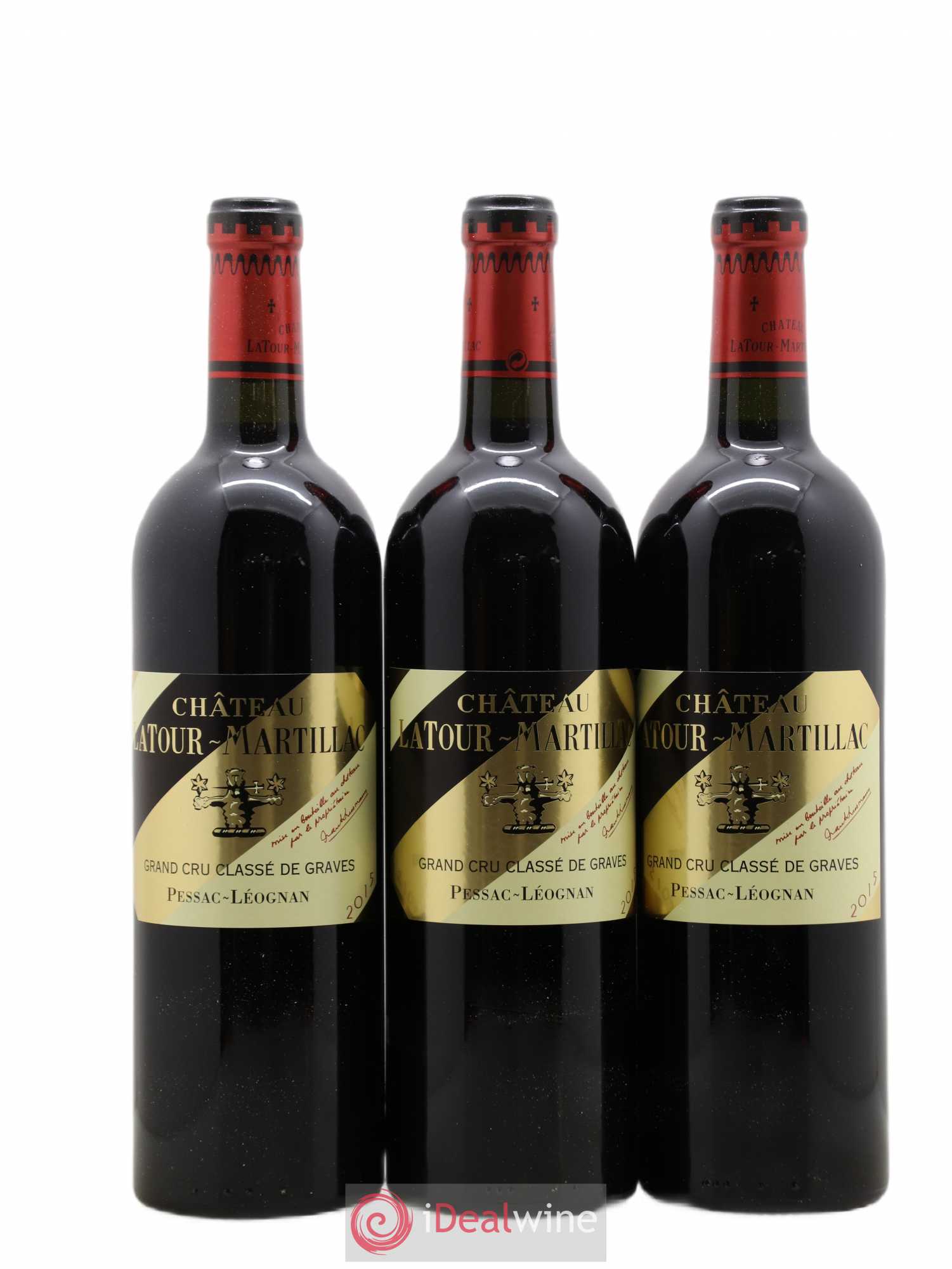 Château Latour-Martillac Cru Classé de Graves 2015 - Lot de 3 bouteilles - 0