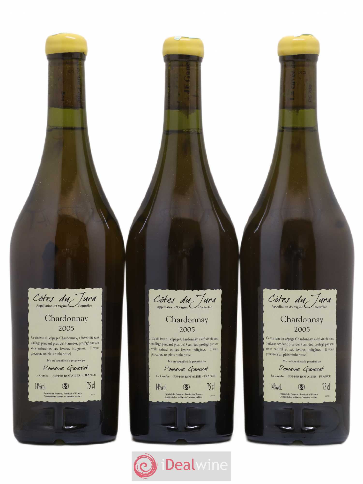 Côtes du Jura Cuvée du Pépé Jean-François Ganevat (Domaine) 2005 - Lot de 3 bouteilles - 1