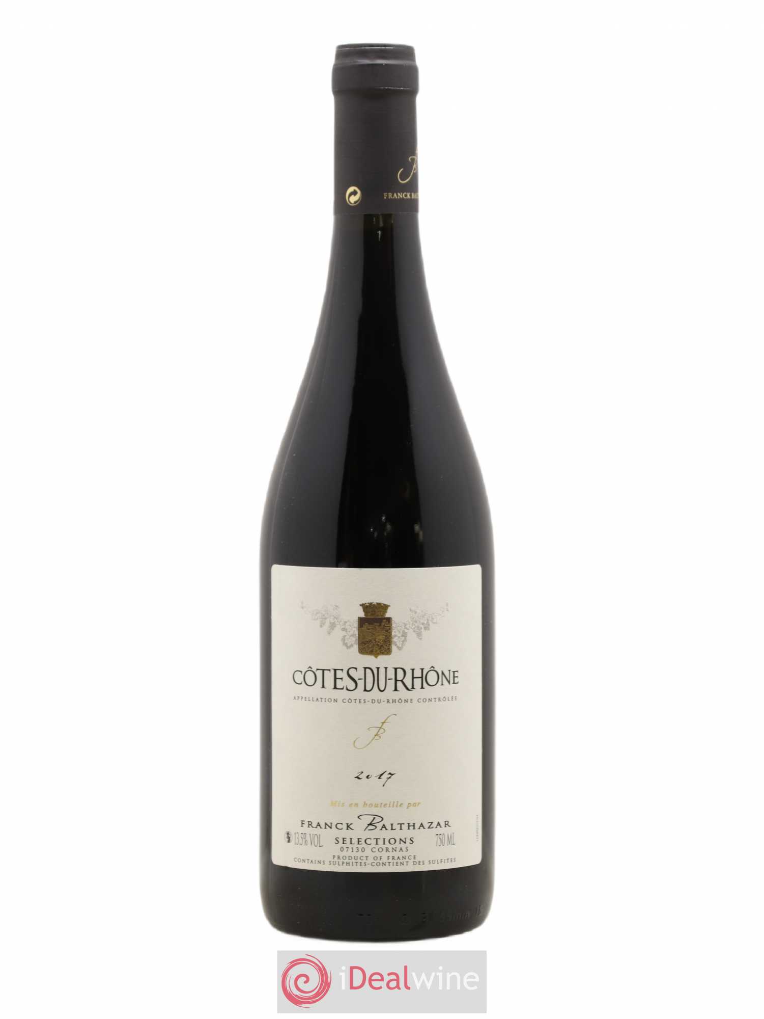 Côtes-du-Rhône Franck Balthazar (Domaine) 2017 - Lot de 1 bouteille - 0