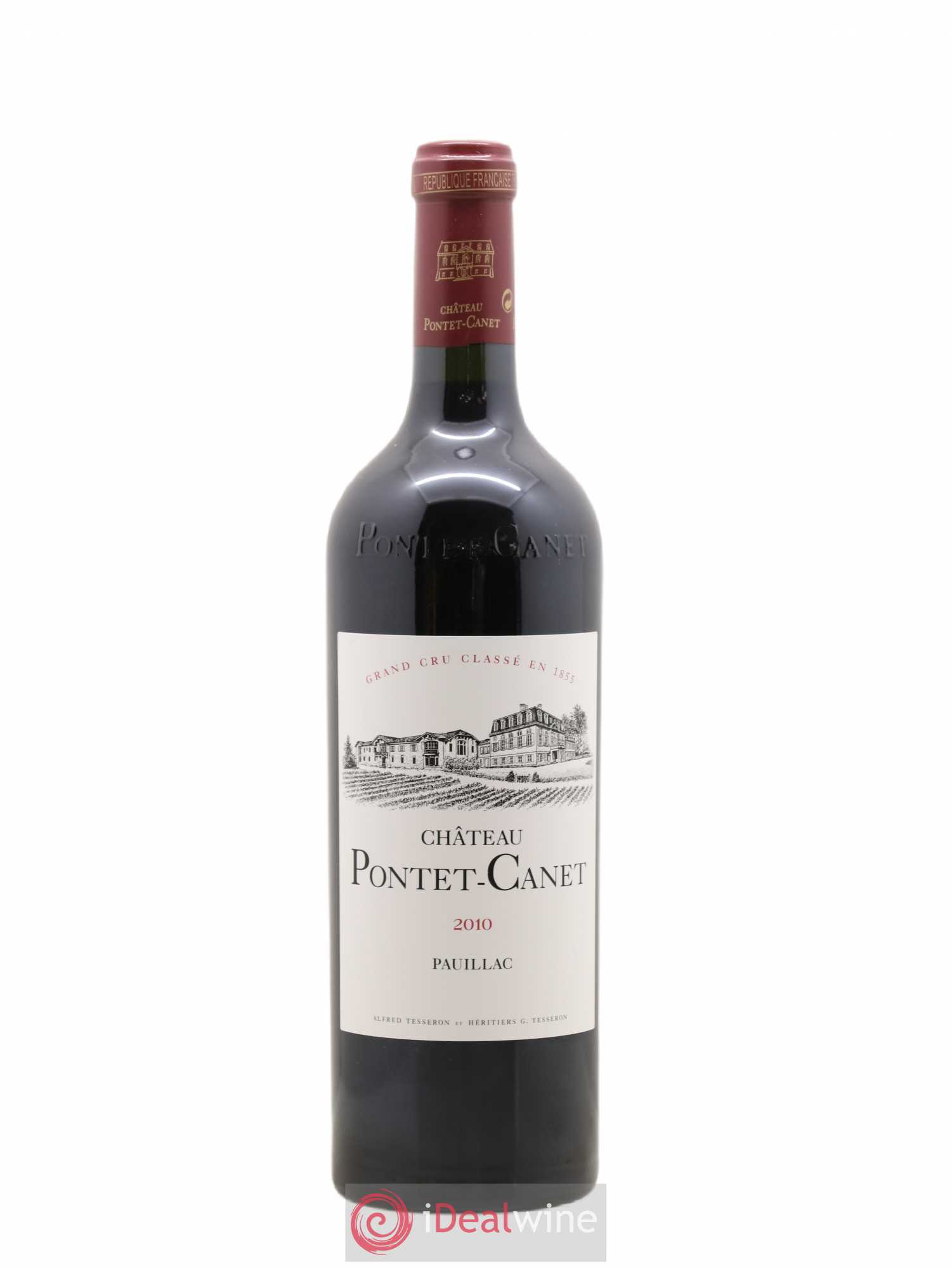 Château Pontet Canet 5ème Grand Cru Classé 2010 - Lot de 1 bouteille - 0