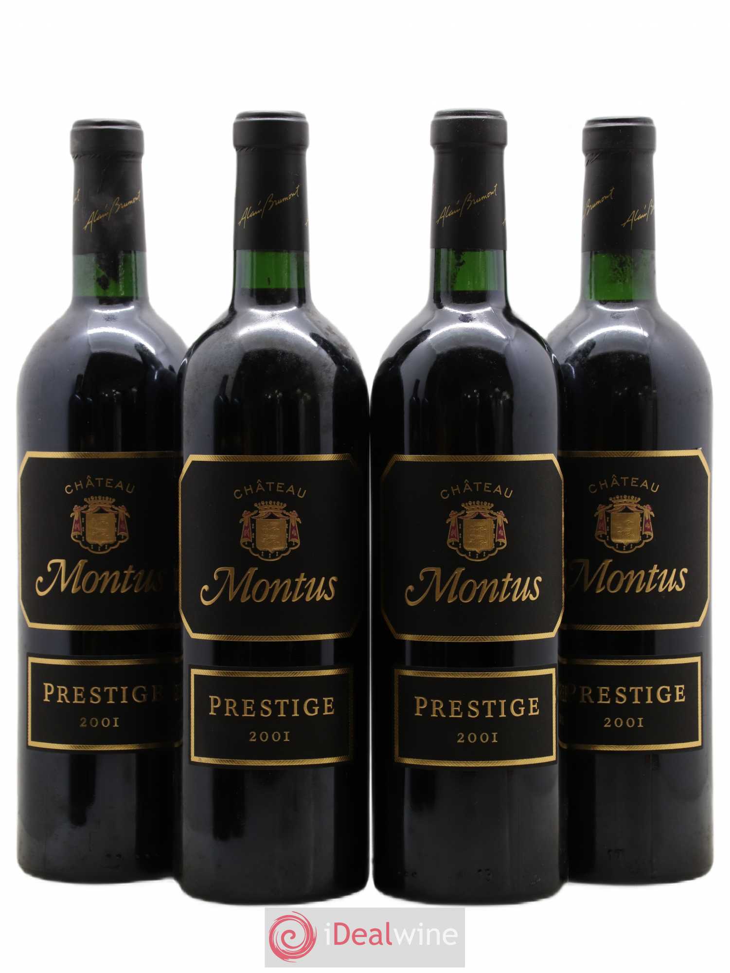 Madiran Château Montus-Prestige Alain Brumont 2001 - Lot de 4 bouteilles - 0