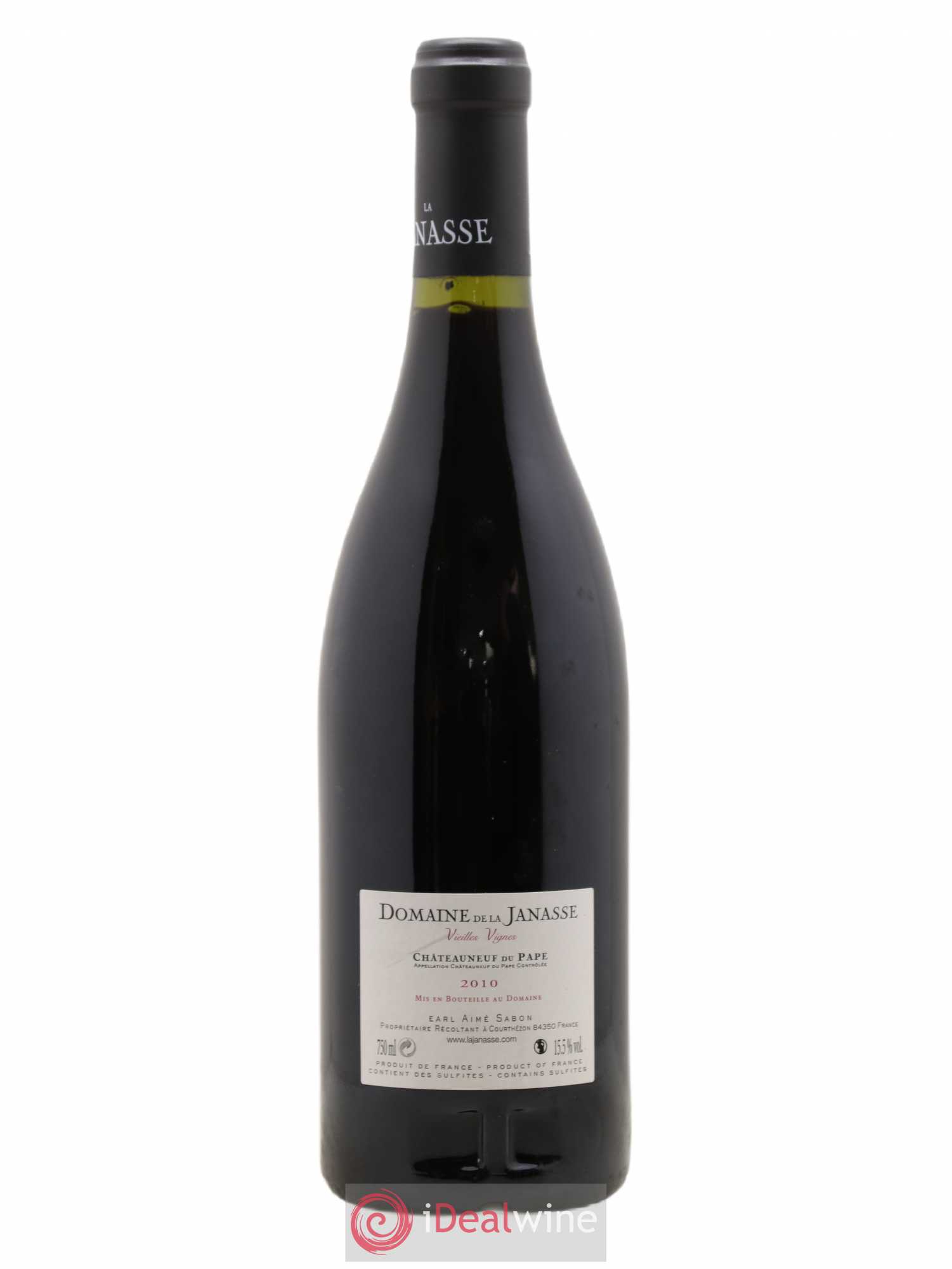 Châteauneuf-du-Pape Cuvée Vieilles Vignes La Janasse (Domaine de) 2010 - Lotto di 1 bottiglia - 1