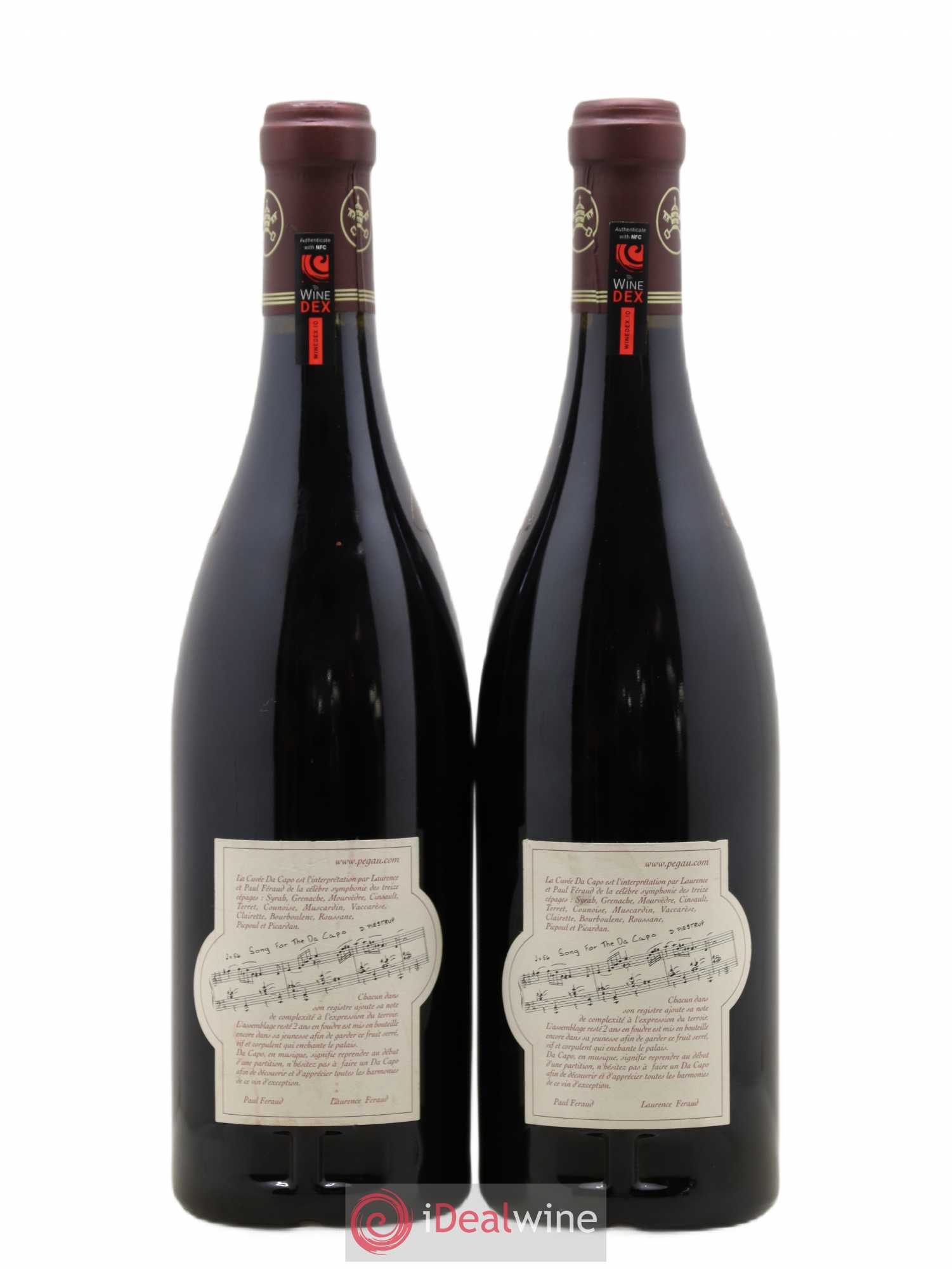 Châteauneuf-du-Pape Domaine du Pégau Cuvée Da Capo Paul et Laurence Féraud 2000 - Lot de 2 bouteilles - 1