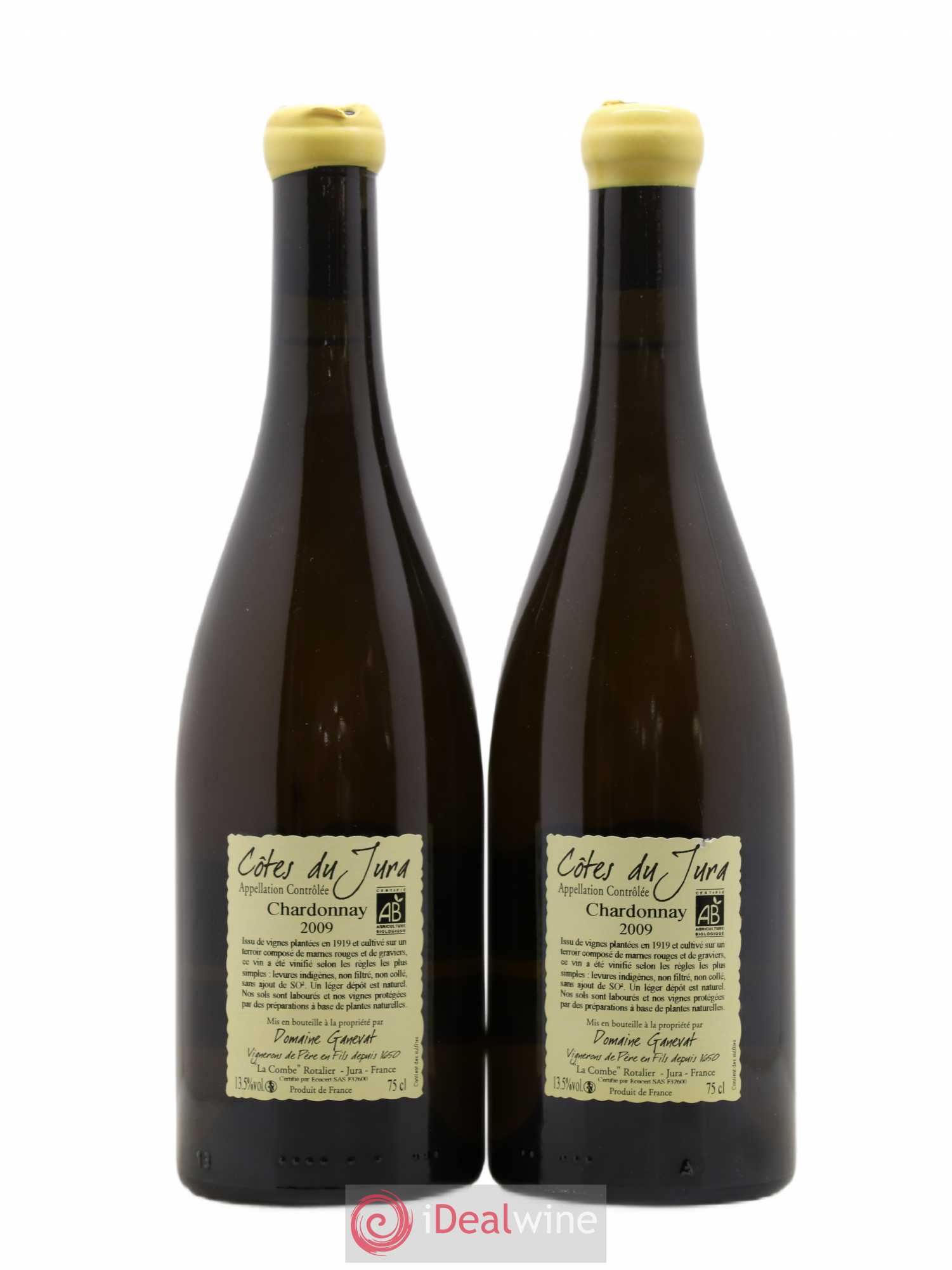 Côtes du Jura Les Grands Teppes Vieilles Vignes Jean-François Ganevat (Domaine) 2009 - Lot de 2 bouteilles - 1