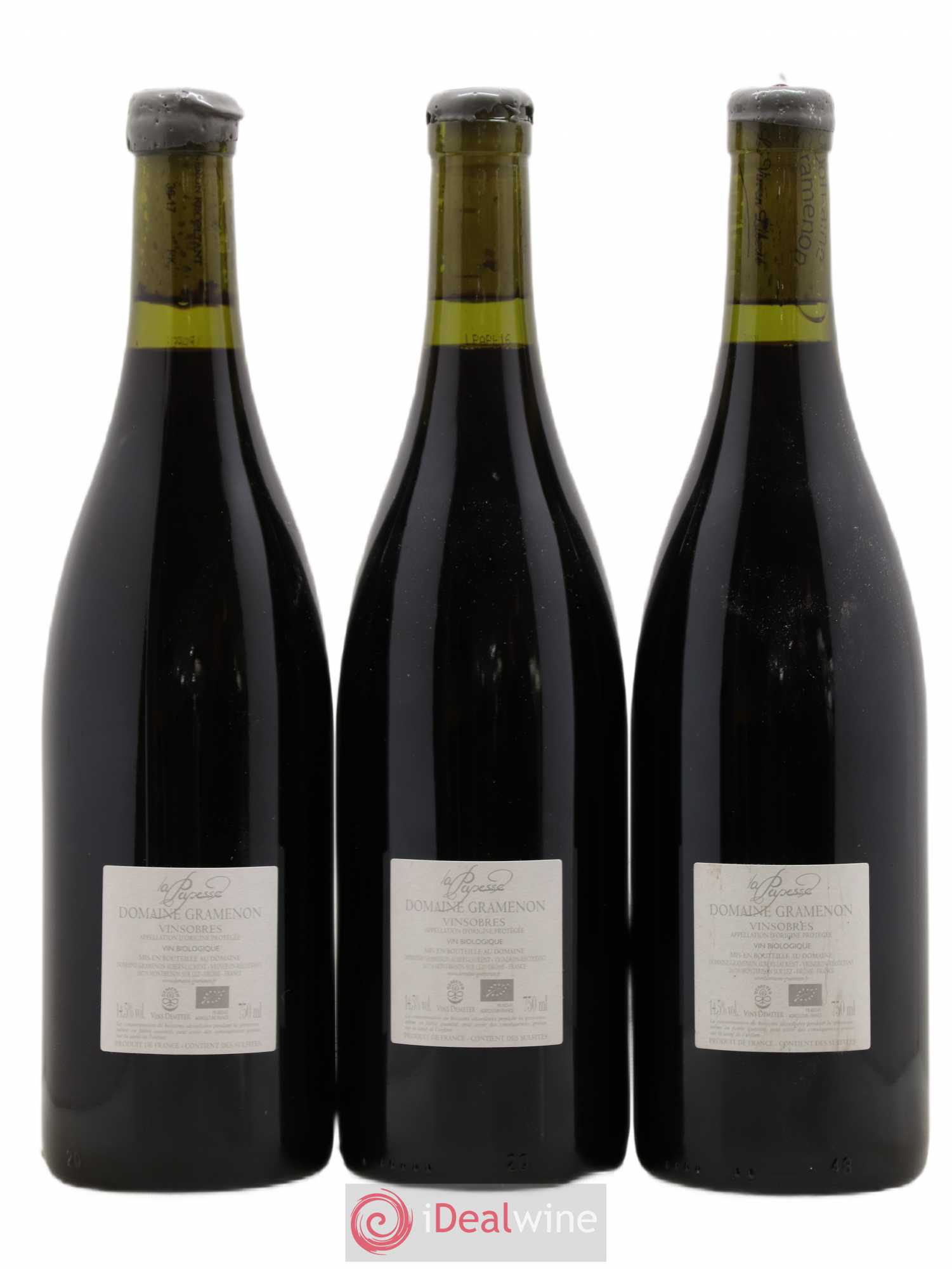 Vinsobres La Papesse Gramenon (Domaine) 2016 - Lot de 3 bouteilles - 1