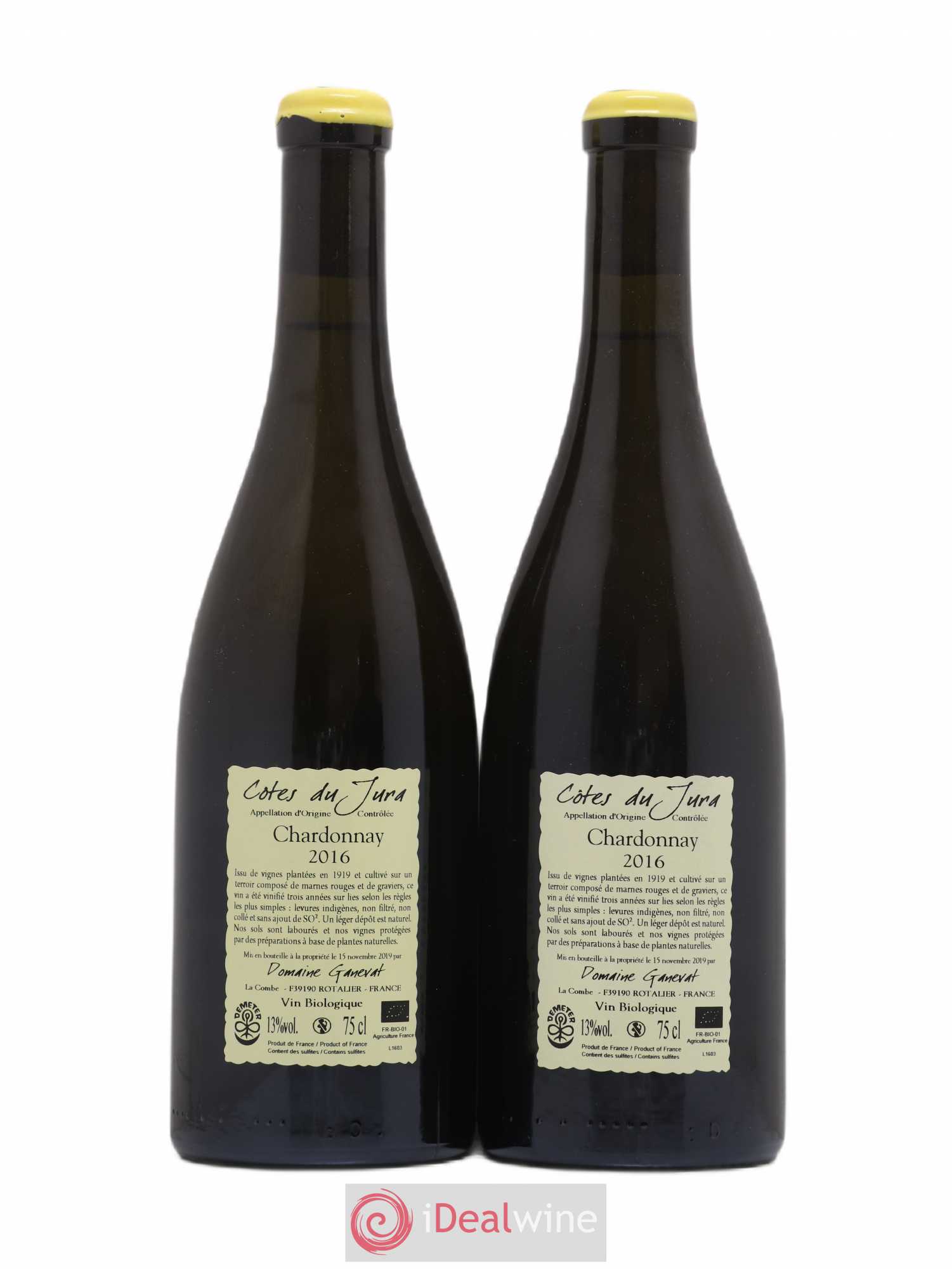 Côtes du Jura Les Grands Teppes Vieilles Vignes Jean-François Ganevat (Domaine) 2016 - Lot de 2 bouteilles - 1