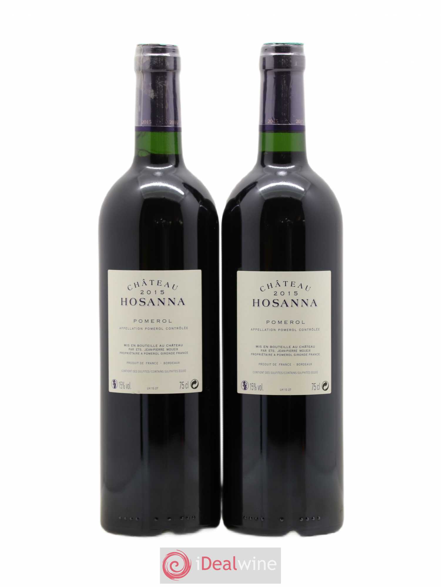 Château Hosanna 2015 - Lot de 2 bouteilles - 1