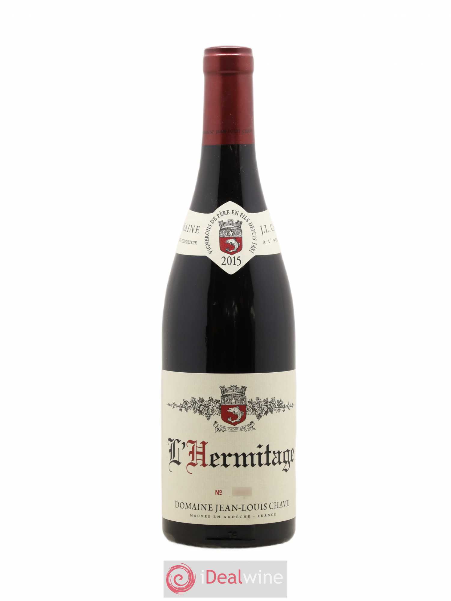 Hermitage Jean-Louis Chave 2015 - Lot de 1 bouteille - 0