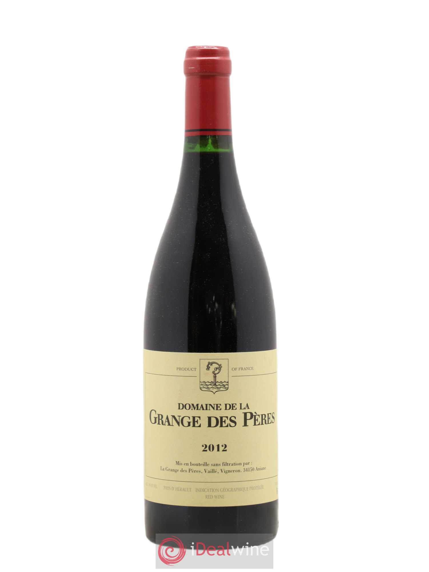 Pays d'Hérault Grange des Pères Laurent Vaillé 2012 - Lot de 1 bouteille - 0