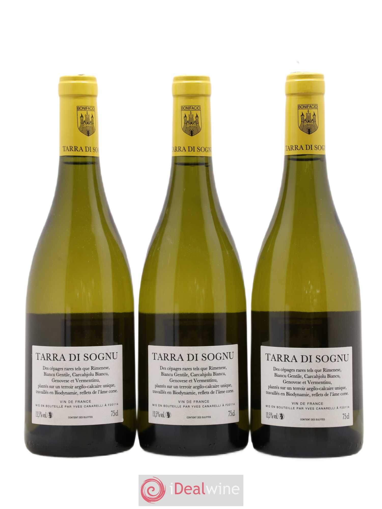 Vin de France Tarra di Sognu Clos Canarelli 2016 - Lot de 3 bouteilles - 1