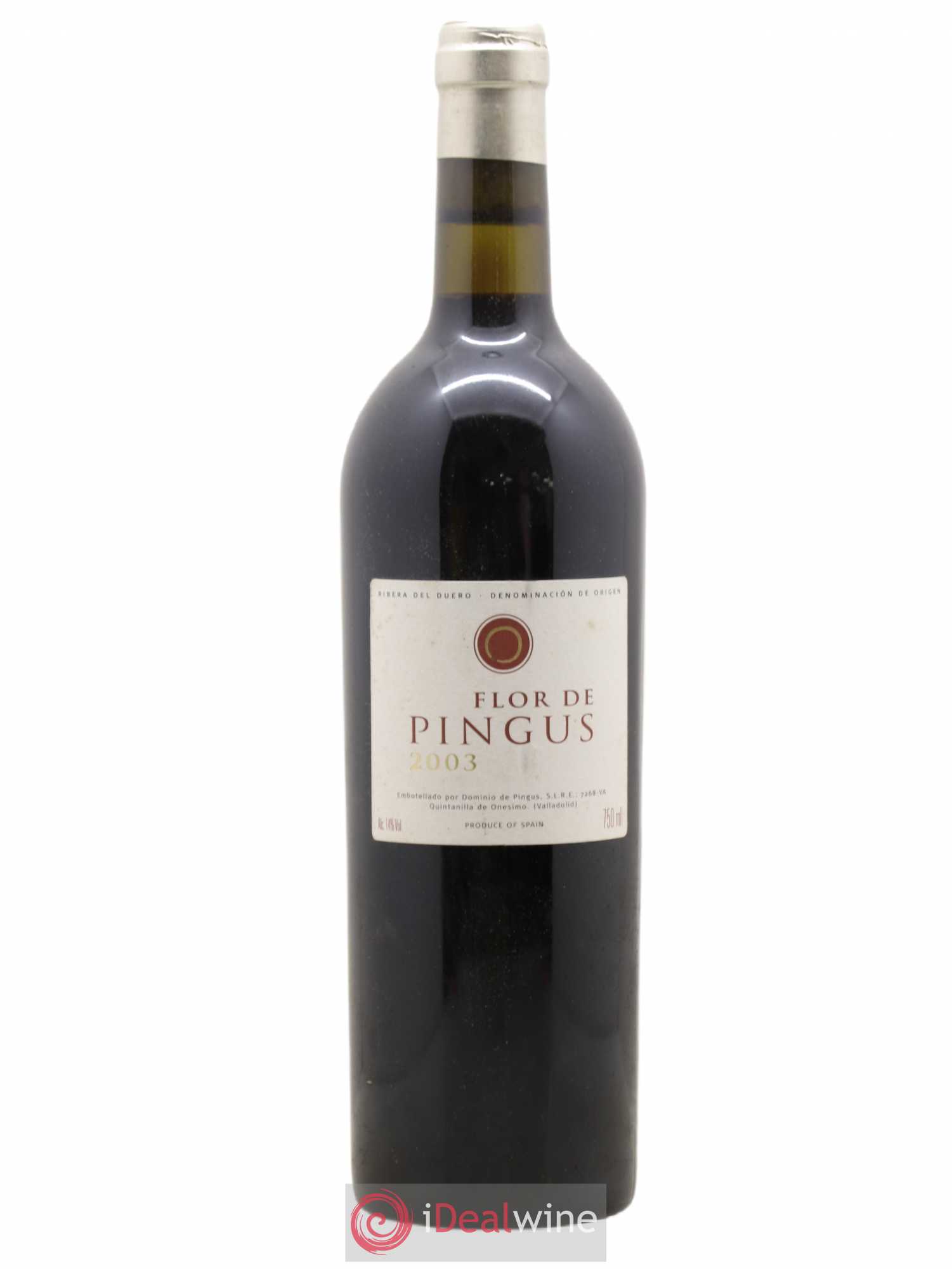 Ribera Del Duero Flor de Pingus Dominio de Pingus - Peter Sisseck 2003 - Lot de 1 bouteille - 0
