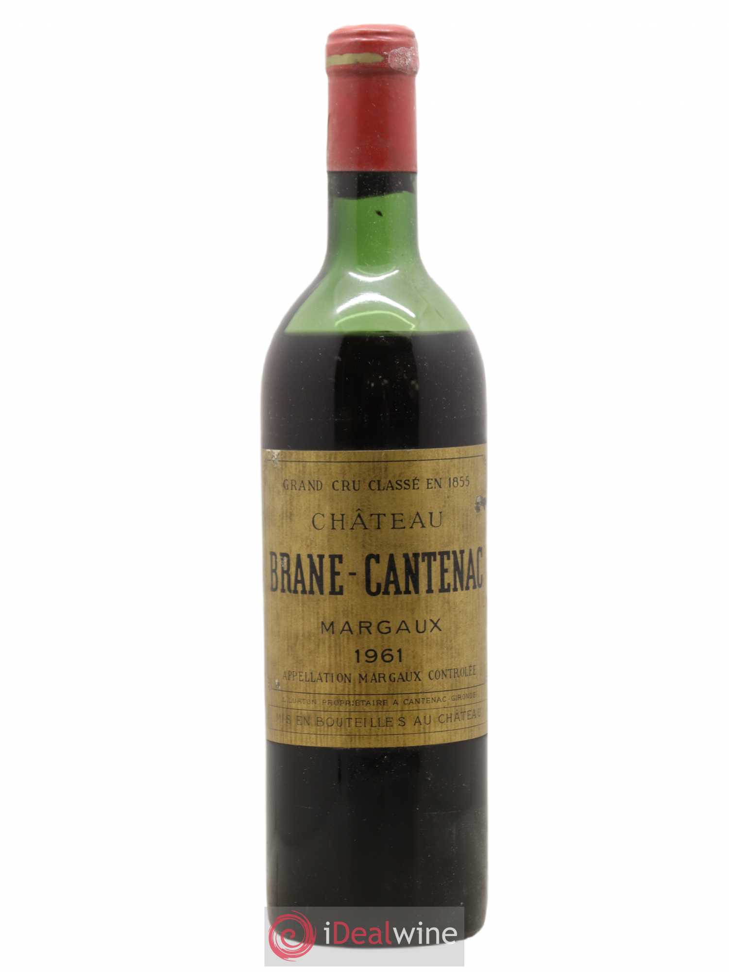 Château Brane Cantenac 2ème Grand Cru Classé 1961 - Lot de 1 bouteille - 0