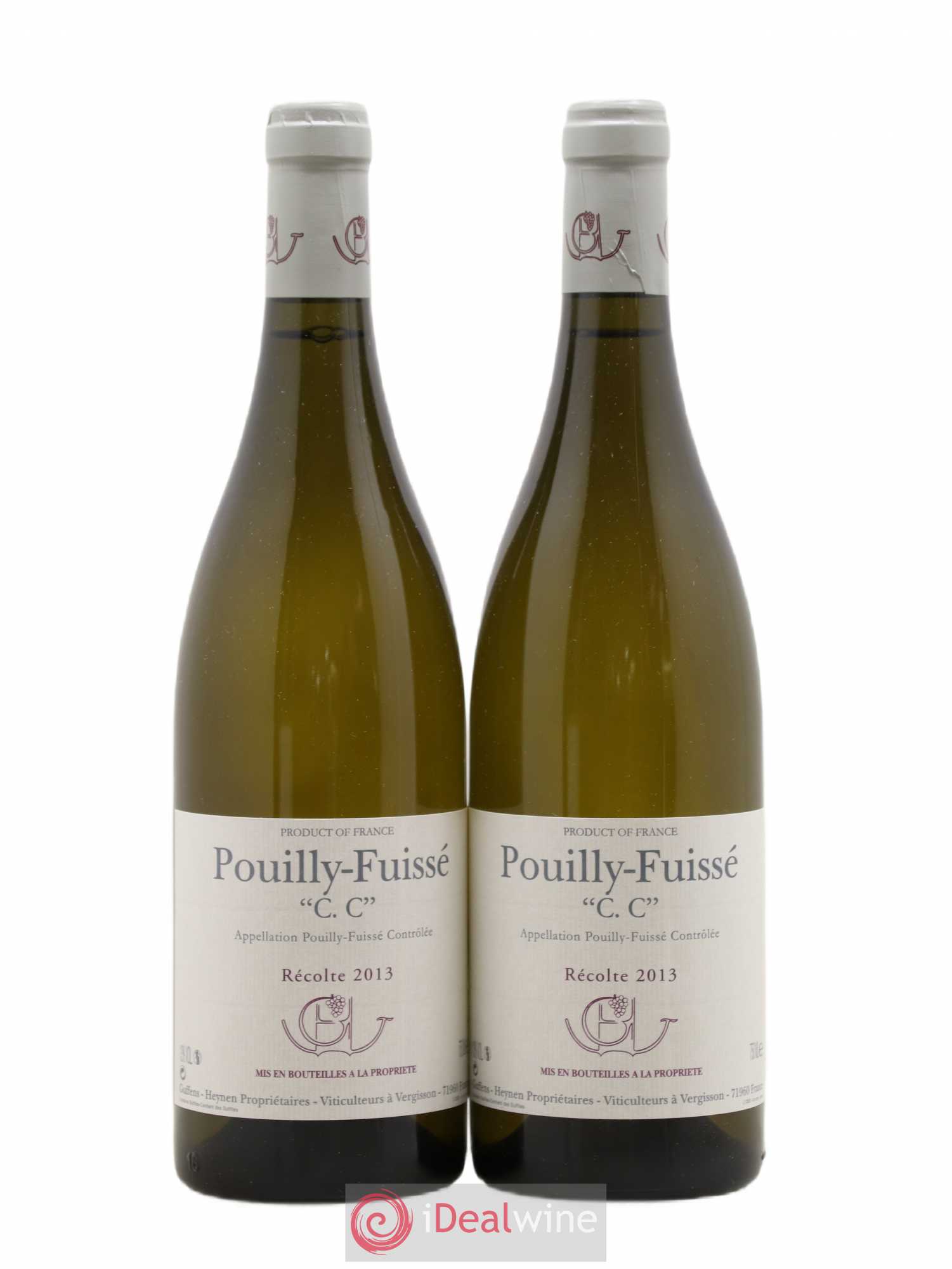 Pouilly-Fuissé C.C. Guffens-Heynen 2013 - Lot de 2 bouteilles - 0