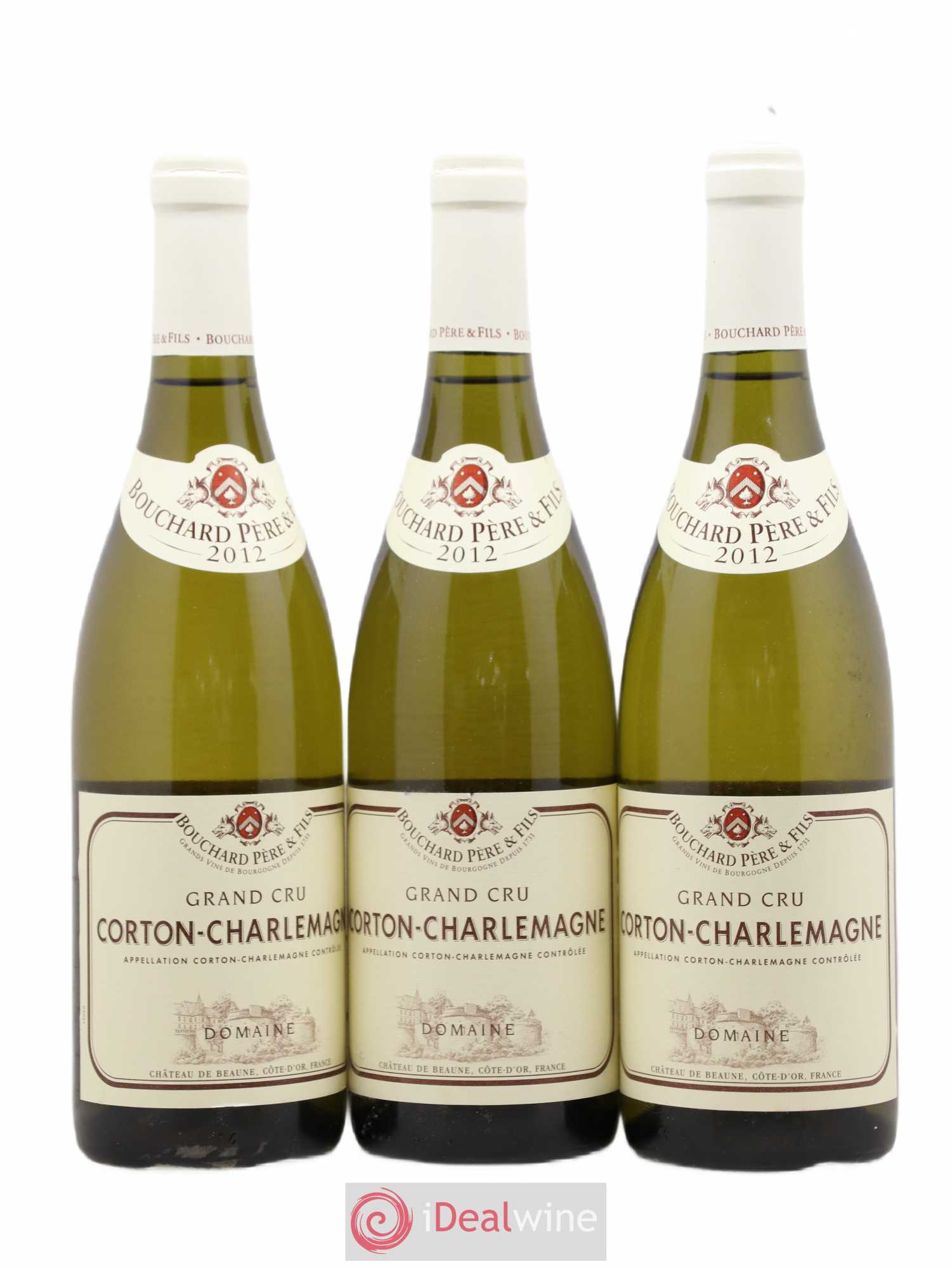 Corton-Charlemagne Grand Cru Bouchard Père & Fils 2012 - Lot de 3 bouteilles - 0