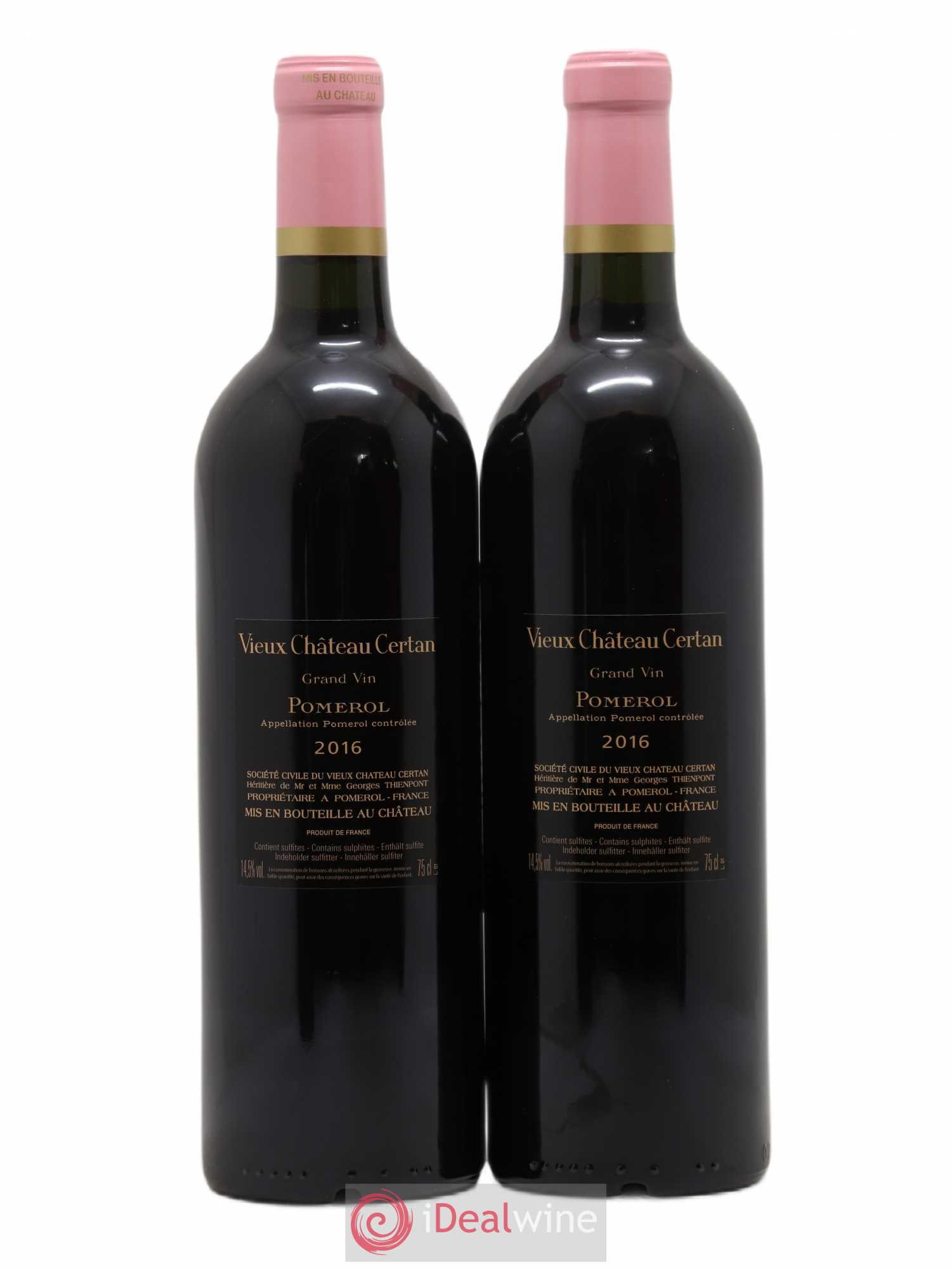 Vieux Château Certan 2016 - Lot de 2 bouteilles - 1