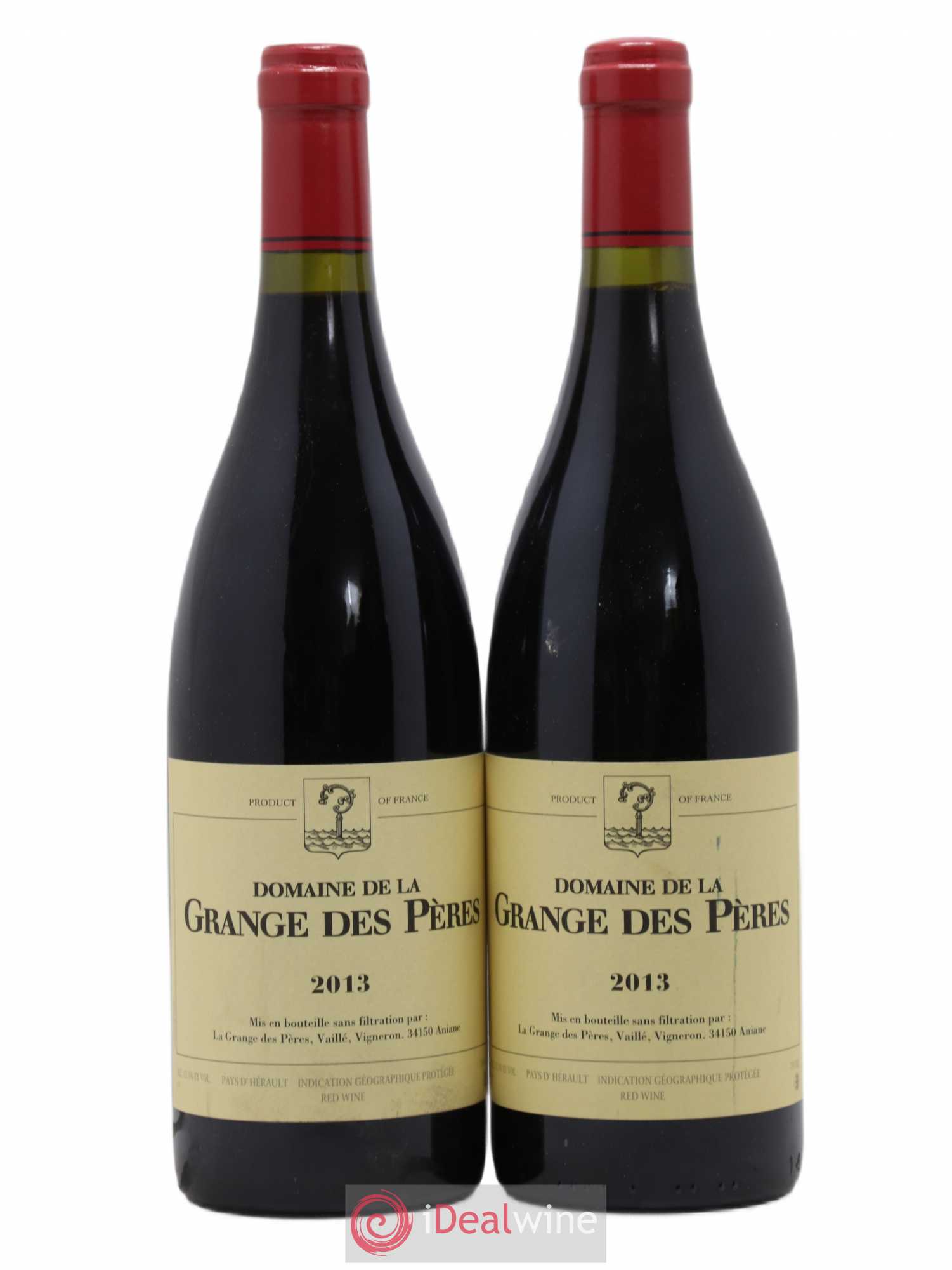 Pays d'Hérault Grange des Pères Laurent Vaillé 2013 - Lot de 2 bouteilles - 0
