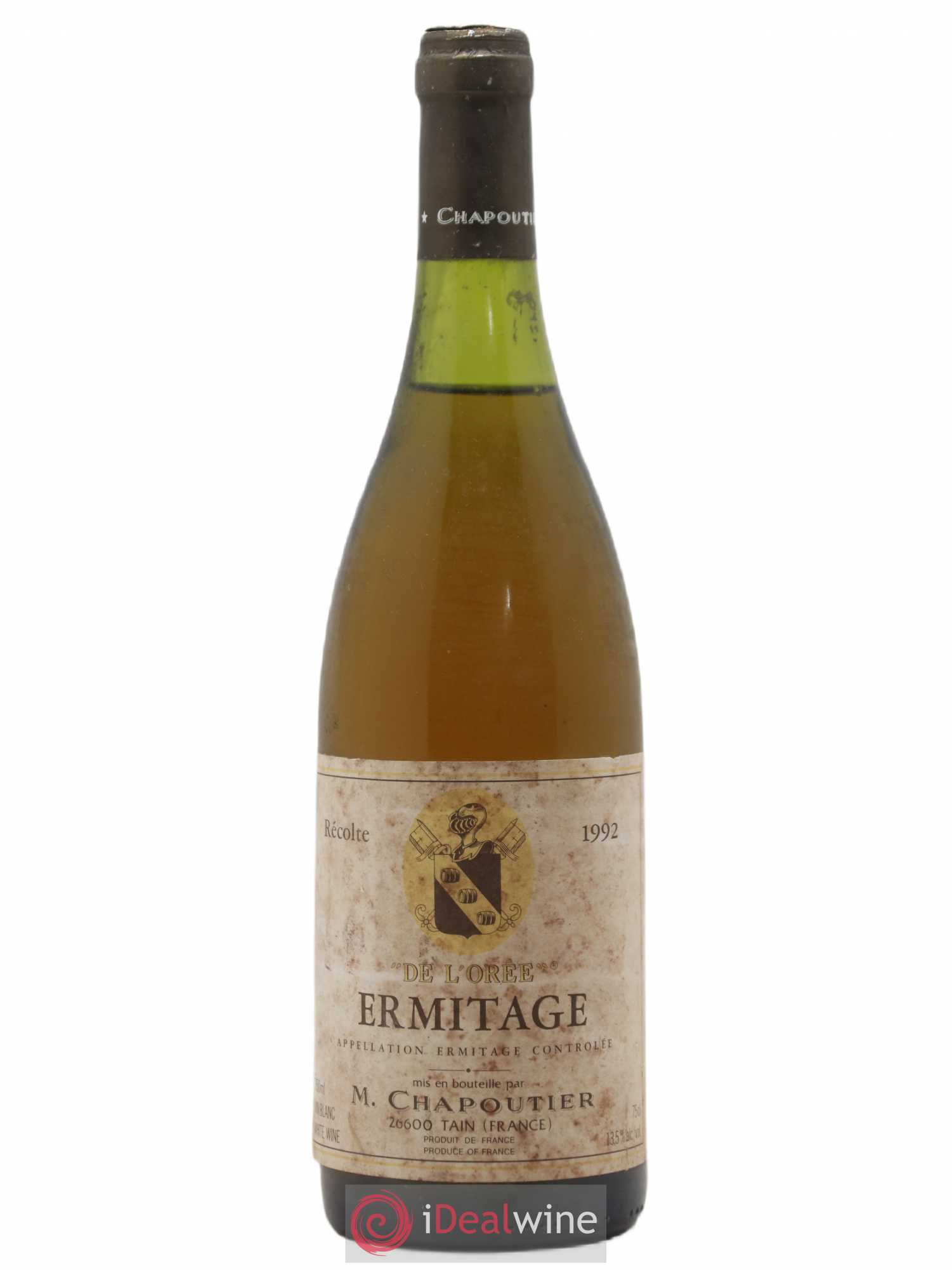 Hermitage Ermitage de l'Orée Chapoutier 1992 - Lot de 1 bouteille - 0