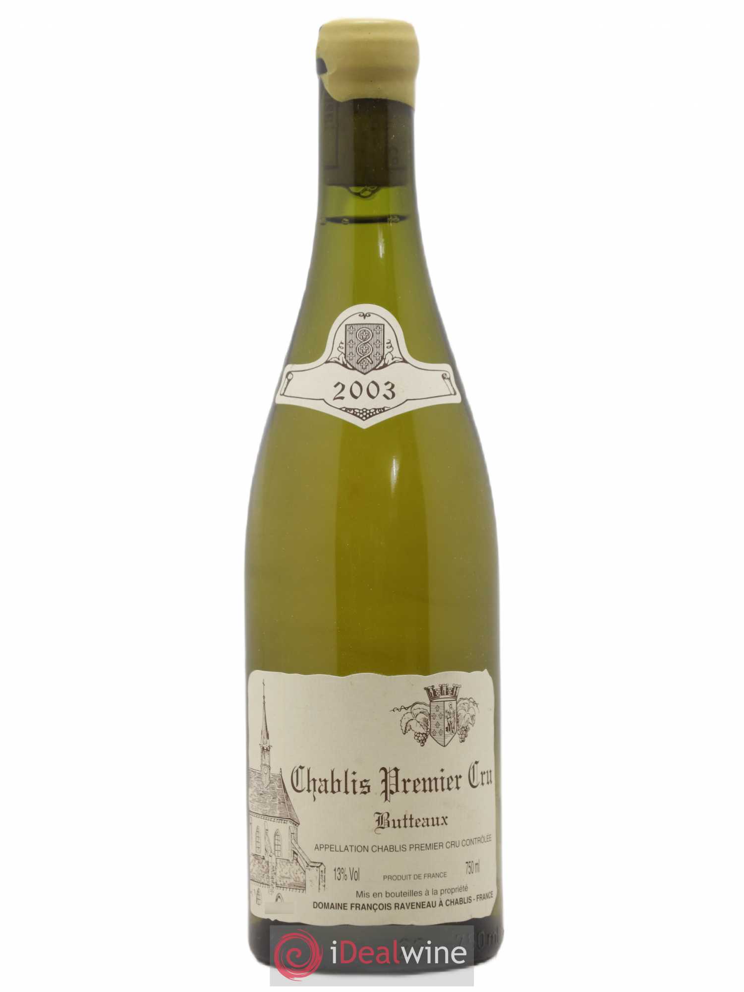 Chablis 1er Cru Butteaux Raveneau (Domaine) 2003 - Lot de 1 bouteille - 0