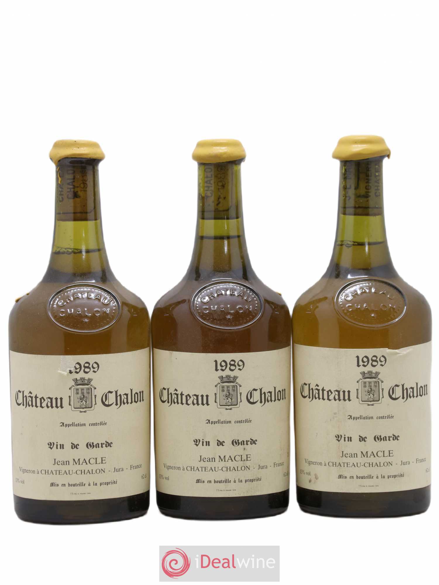 Château-Chalon Jean Macle 1989 - Lot de 3 bouteilles - 0