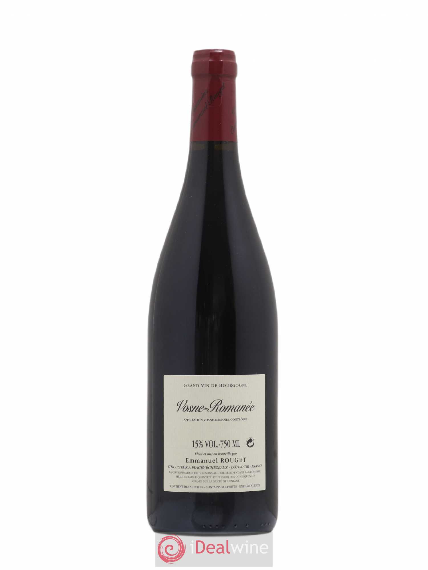 Vosne-Romanée Emmanuel Rouget 2019 - Lot de 1 bouteille - 1