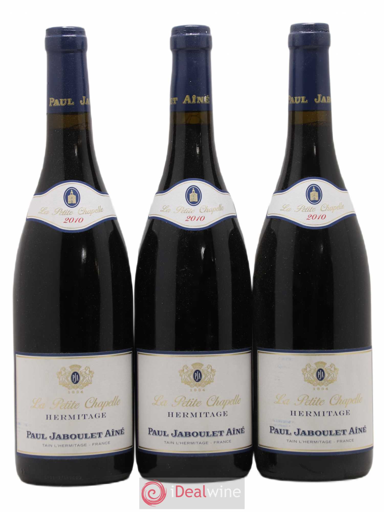 Hermitage La Petite Chapelle Paul Jaboulet Ainé 2010 - Lot de 3 bouteilles - 0