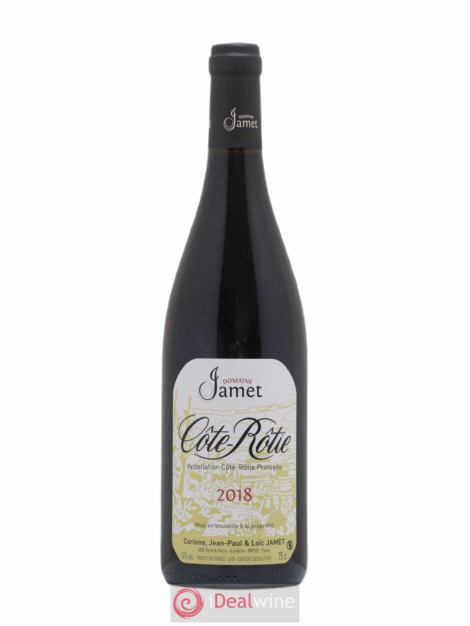 Côte-Rôtie Jamet (Domaine) 2018 - Lot de 1 bouteille - 0