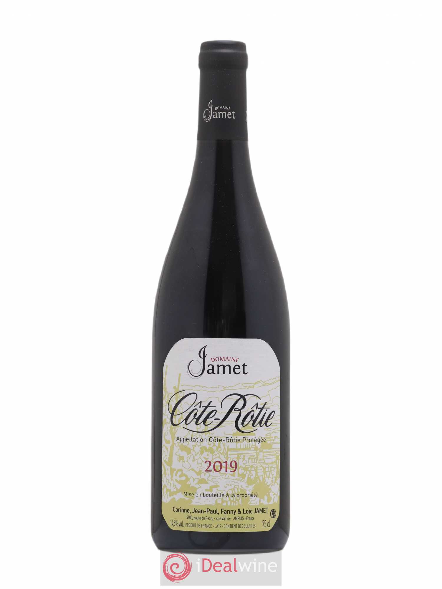 Côte-Rôtie Jamet (Domaine) 2019 - Lot de 1 bouteille - 0