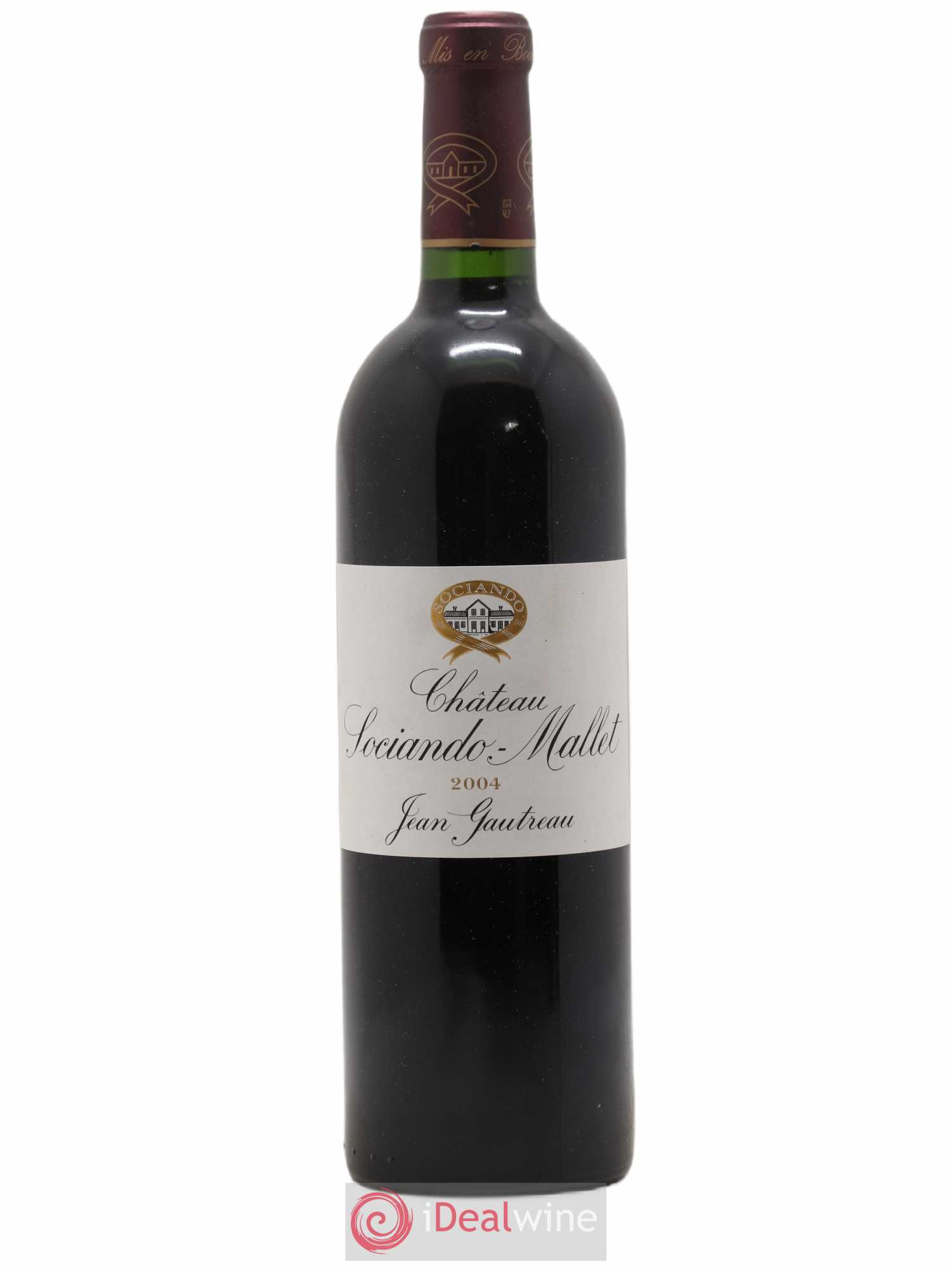 Château Sociando Mallet 2004 - Lot de 1 bouteille - 0