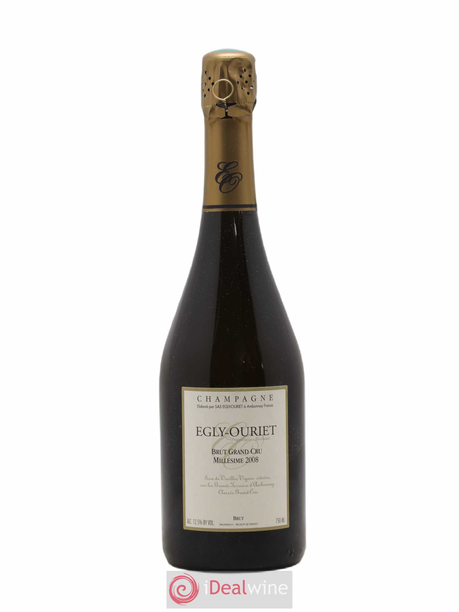 Ambonnay Vieilles Vignes Brut Millésimé Egly-Ouriet 2008 - Lot de 1 bouteille - 0