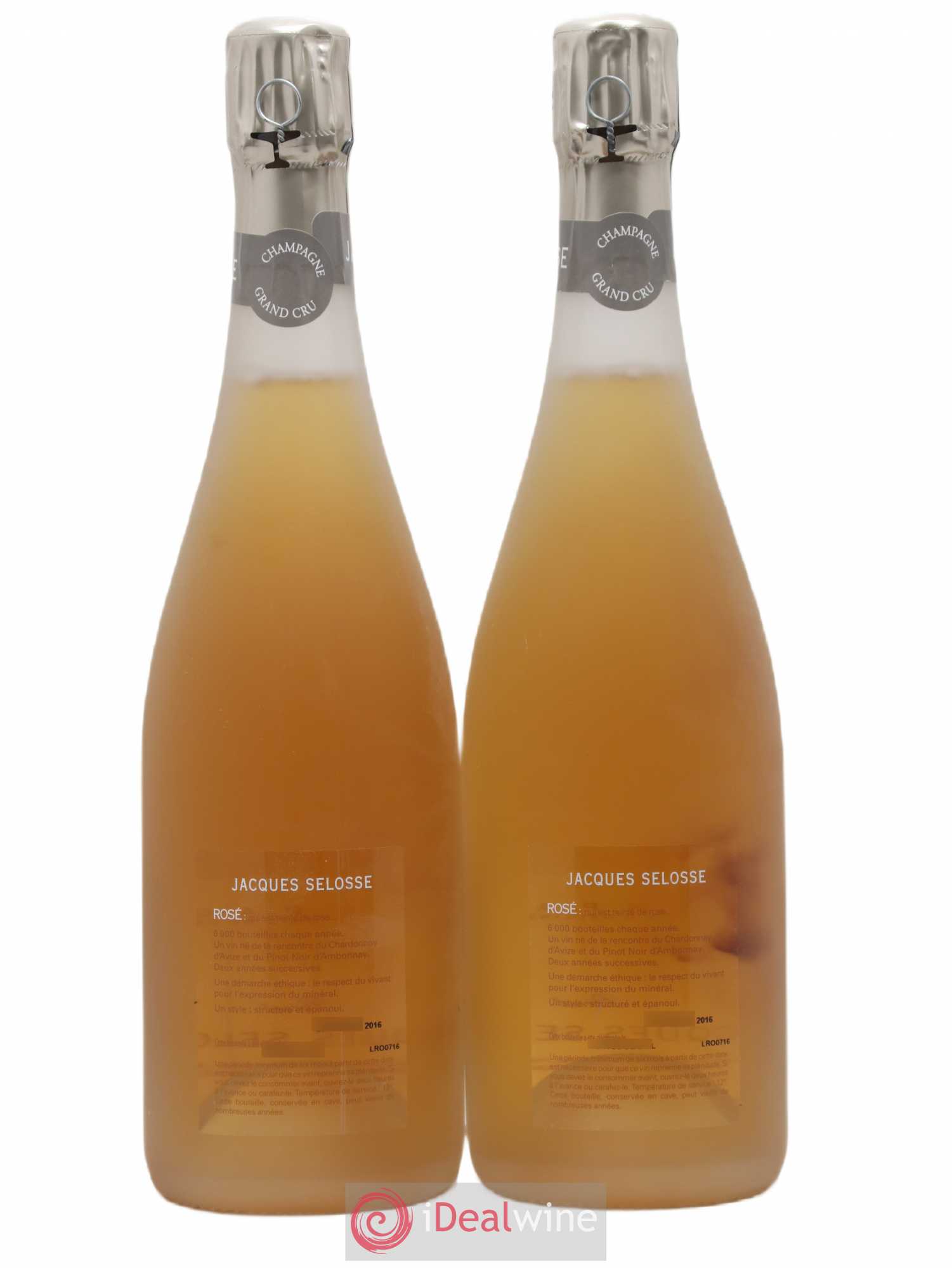 Rosé Brut Jacques Selosse - Lot de 2 bouteilles - 1