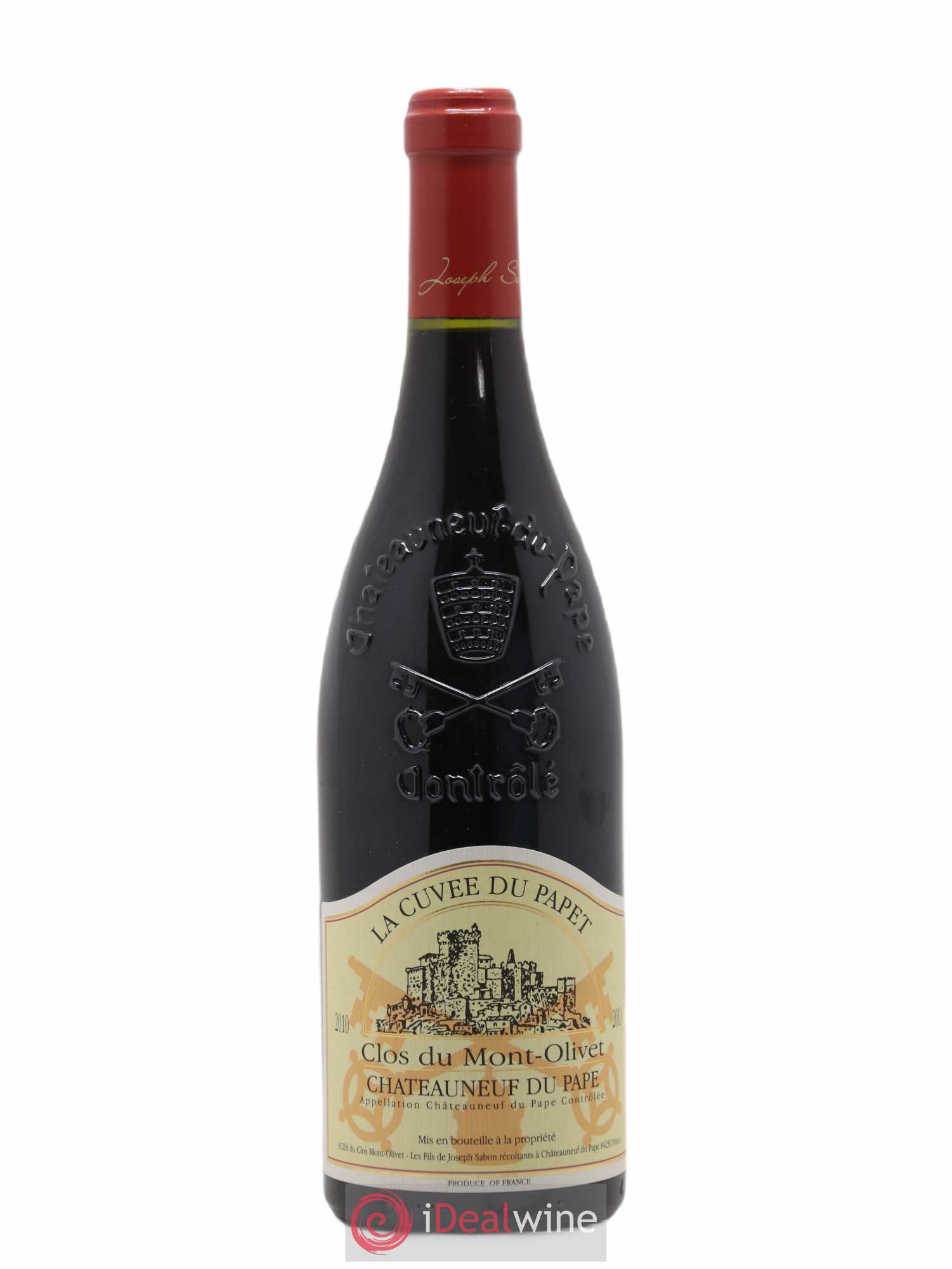 Châteauneuf-du-Pape Cuvée du Papet Clos du Mont-Olivet 2010 - Lot de 1 bouteille - 0