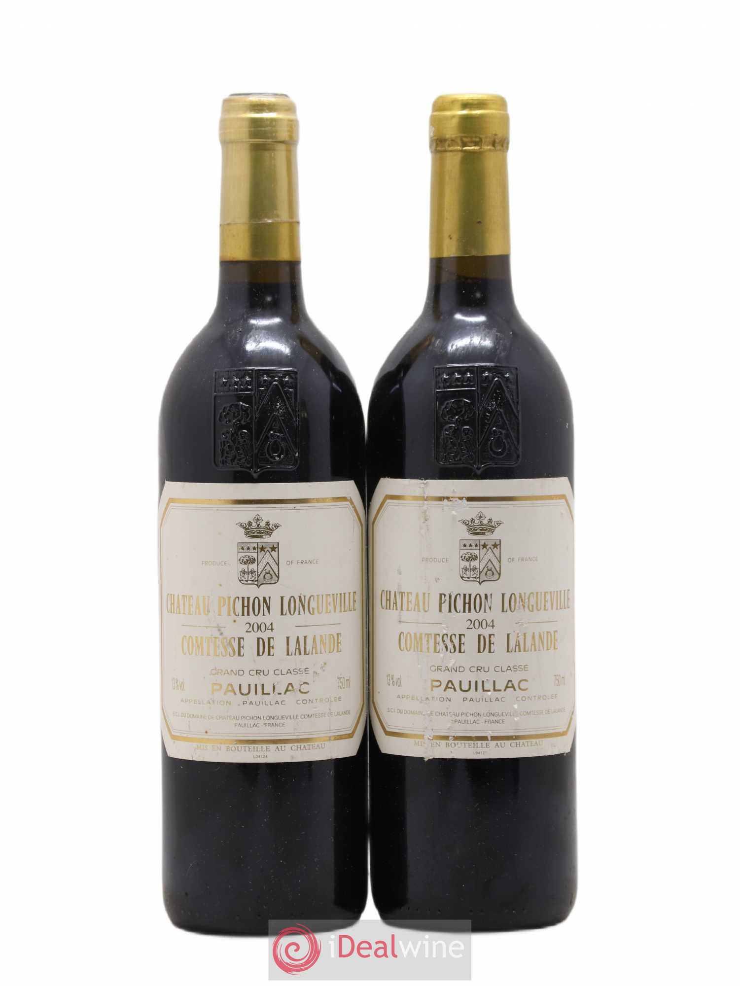 Château Pichon Longueville Comtesse de Lalande 2ème Grand Cru Classé 2004 - Lot de 2 bouteilles - 0