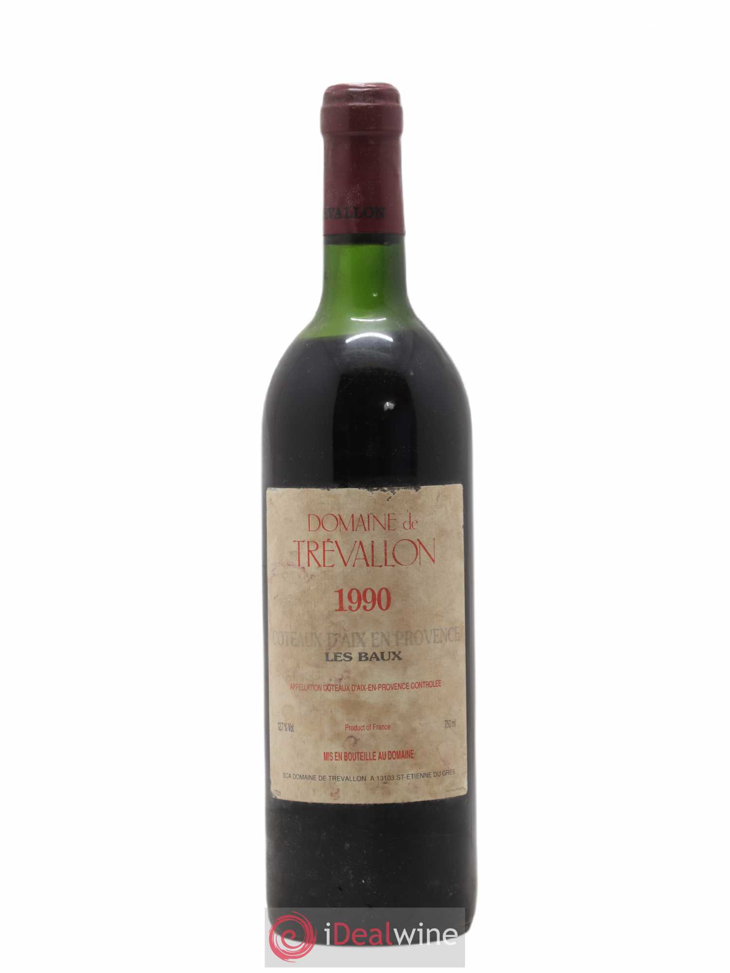 Coteaux d'Aix-en-Provence Trévallon (Domaine de) Eloi Dürrbach 1990 - Lot de 1 bouteille - 0