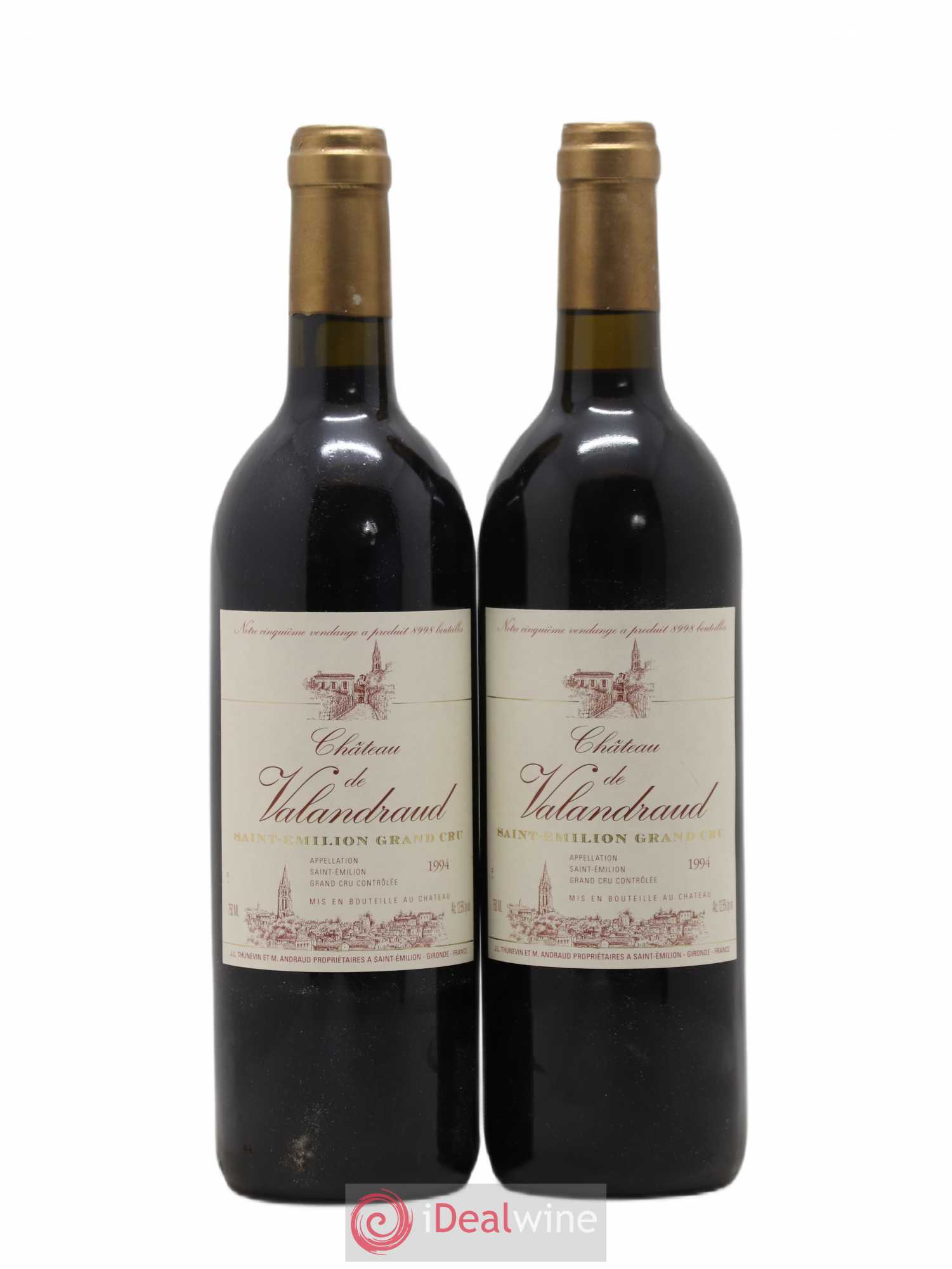 Château de Valandraud 1994 - Lot de 2 bouteilles - 0