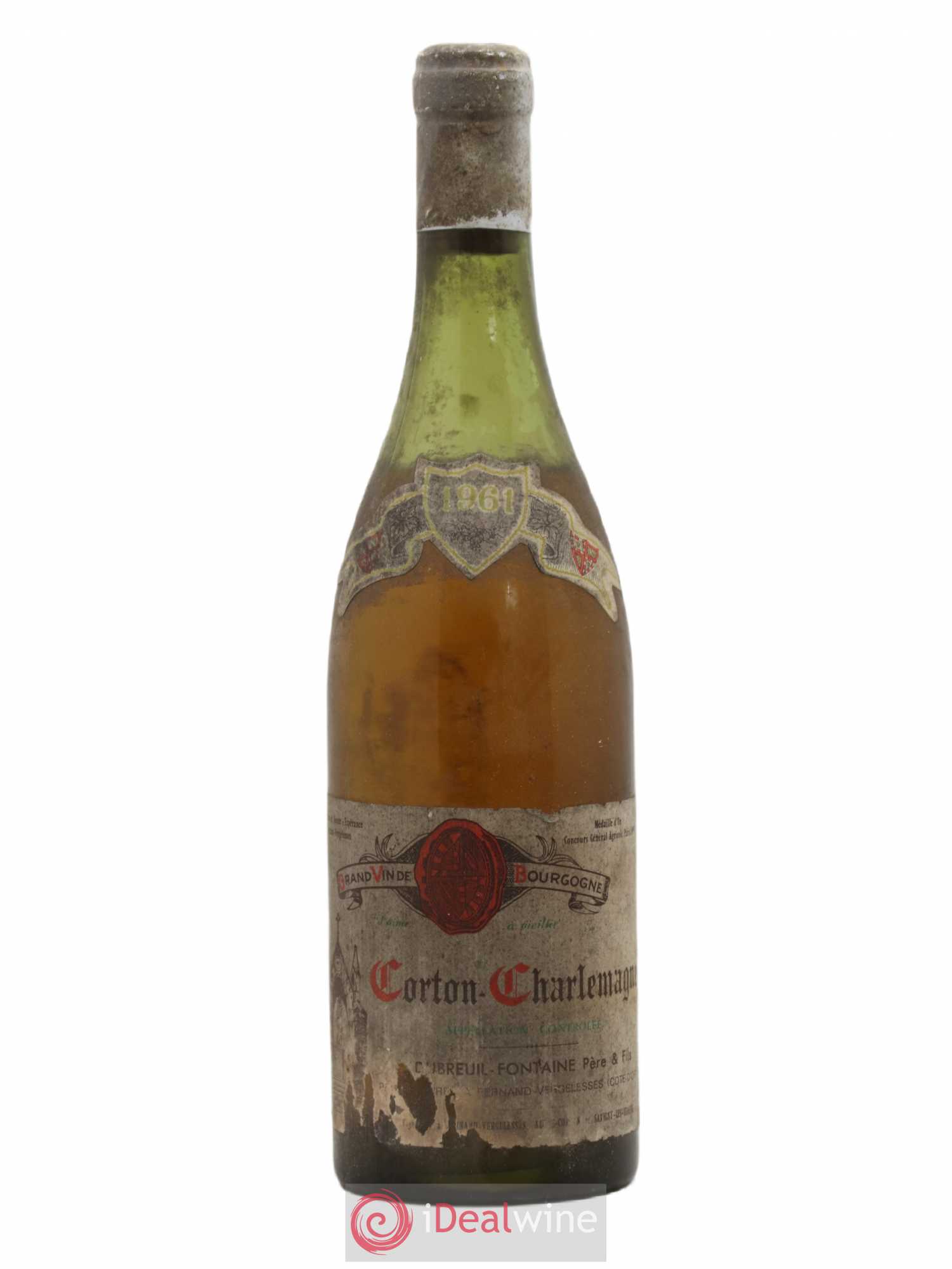Corton-Charlemagne Grand Cru Dubreuil-Fontaine (Domaine) 1961 - Lot de 1 bouteille - 0