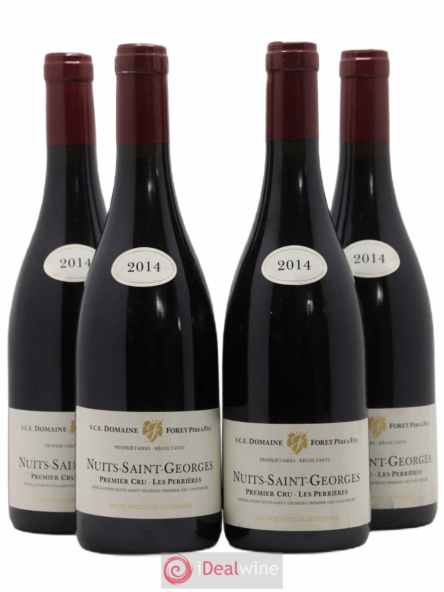 Nuits-Saint-Georges 1er Cru Les Perrières Forey Père et Fils (Domaine) 2014 - Lot de 4 bouteilles - 0