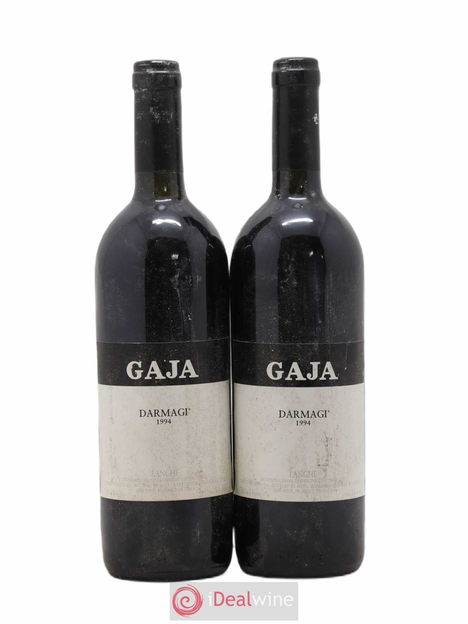 Langhe Darmagi Angelo Gaja 1994 - Lot de 2 bouteilles - 0
