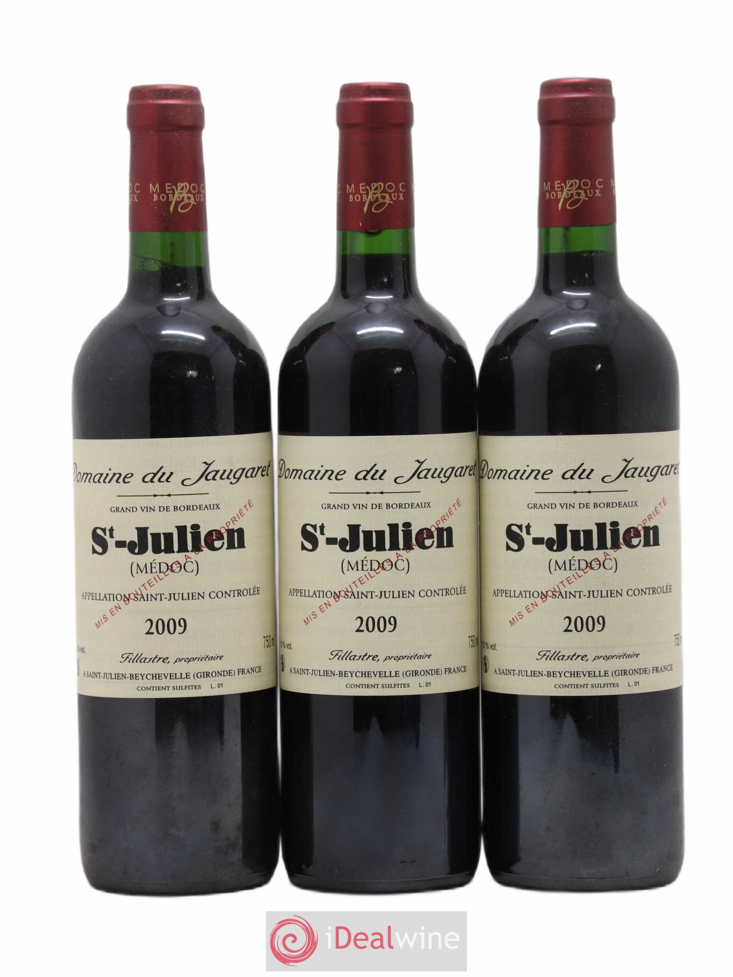 Domaine du Jaugaret 2009 - Lot de 3 bouteilles - 0