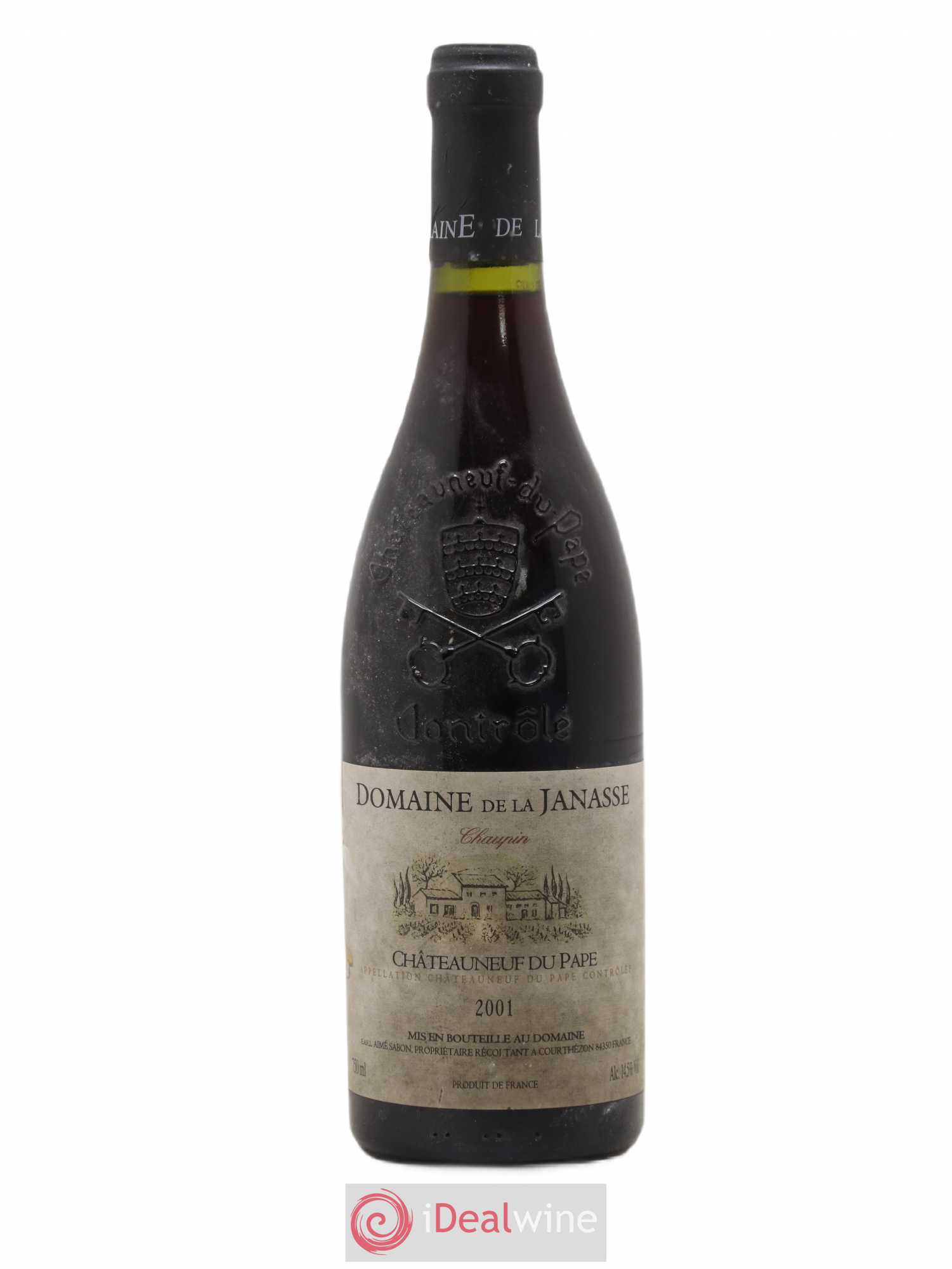Châteauneuf-du-Pape Cuvée Chaupin La Janasse (Domaine de) 2001 - Lot de 1 bouteille - 0