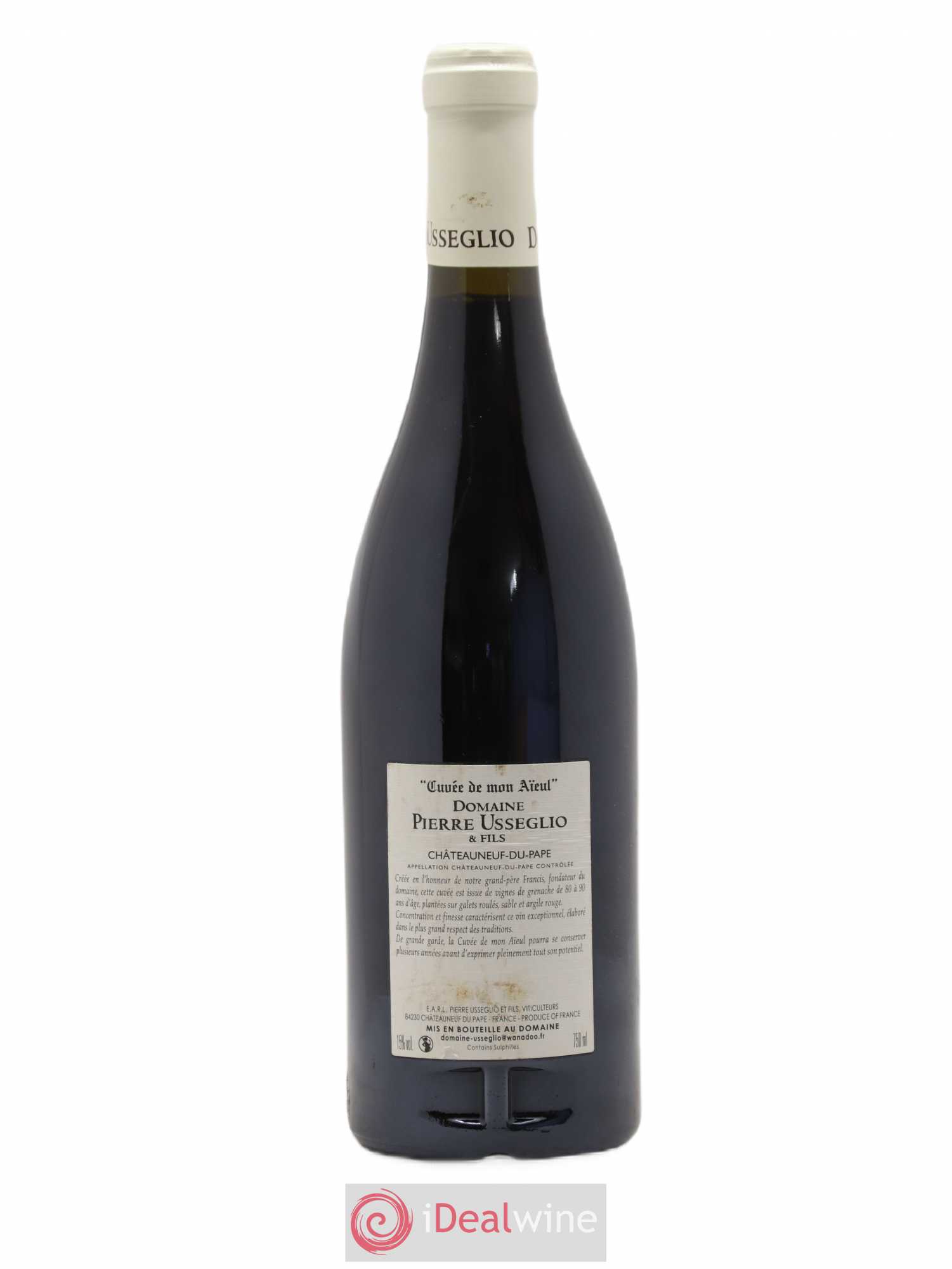 Châteauneuf-du-Pape Cuvée de mon Aïeul Pierre Usseglio & Fils 2007 - Lot de 1 bouteille - 1