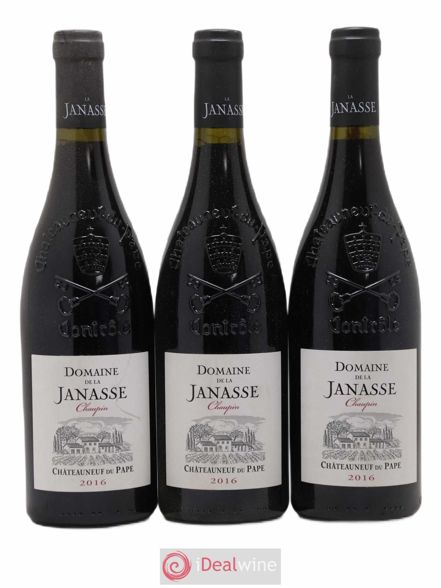 Châteauneuf-du-Pape Cuvée Chaupin La Janasse (Domaine de) 2016 - Lot de 3 bouteilles - 0