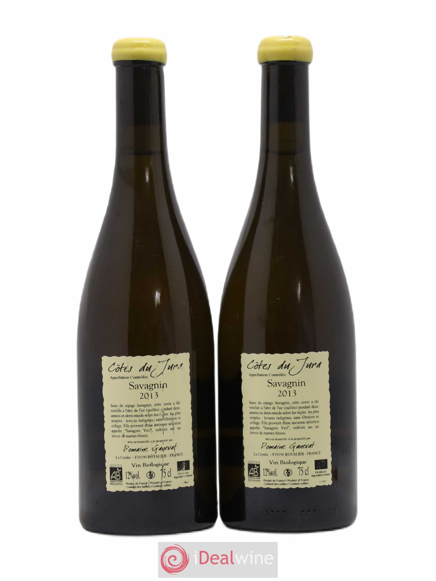 Côtes du Jura Les Chalasses Marnes Bleues Jean-François Ganevat (Domaine) 2013 - Lot de 2 bouteilles - 1