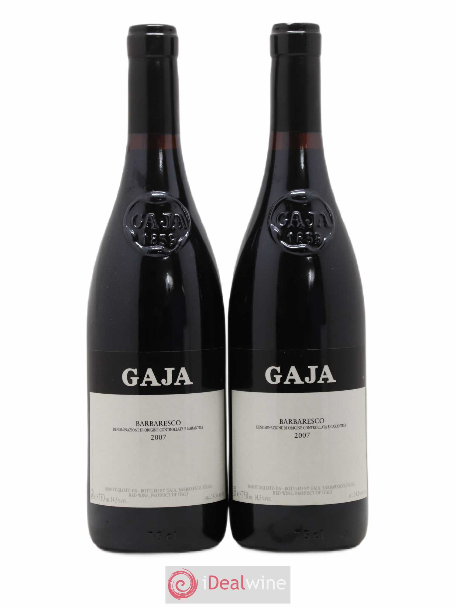 Barbaresco DOCG Angelo Gaja 2007 - Lot de 2 bouteilles - 0