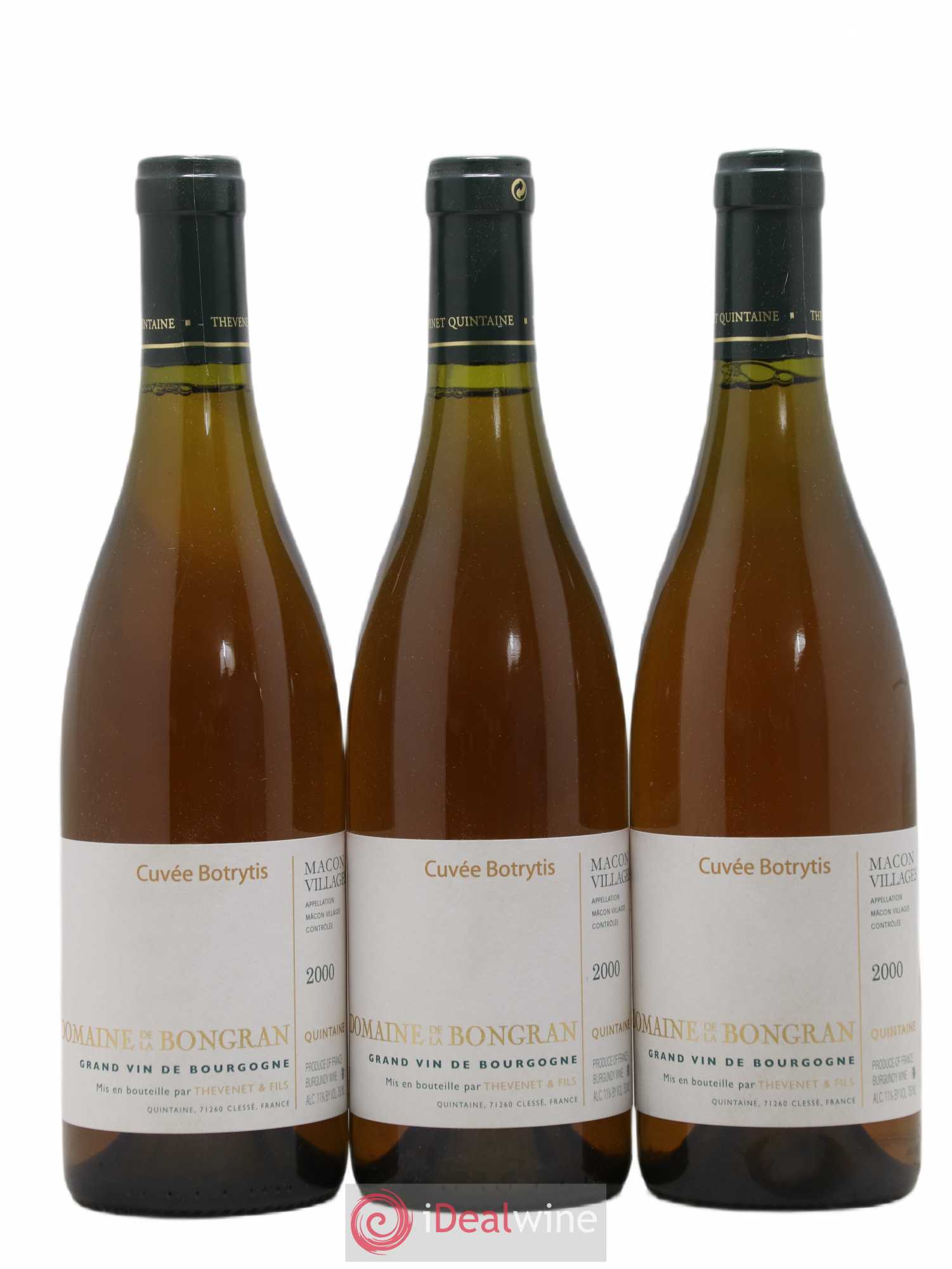 Mâcon Cuvée Botrytis Domaine de la Bongran (J.Thevenet) Quintaine 2000 - Lotto di 3 bottiglie - 0
