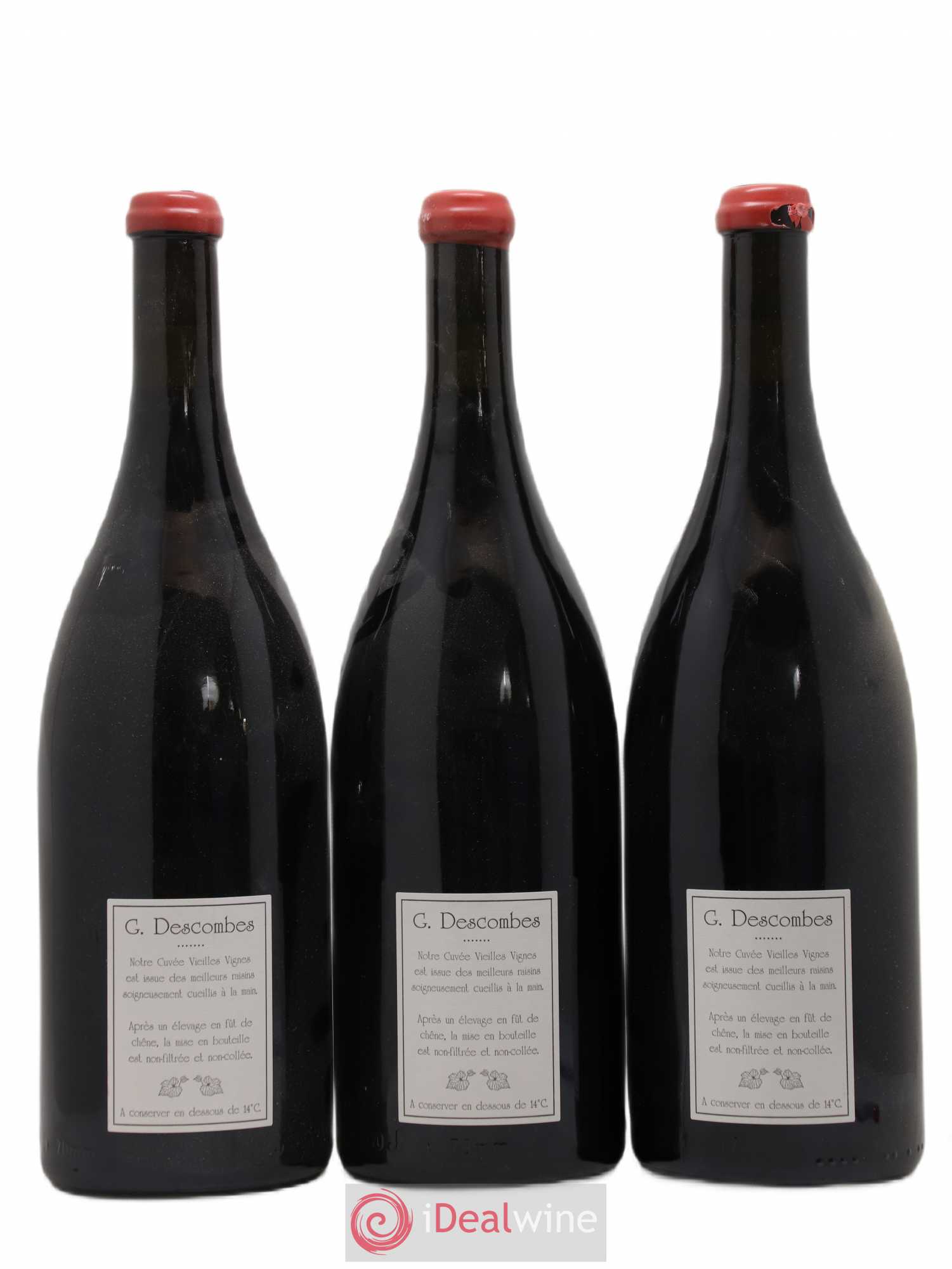 Fleurie Vieilles vignes Georges Descombes (Domaine) 2014 - Lot de 3 magnums - 1
